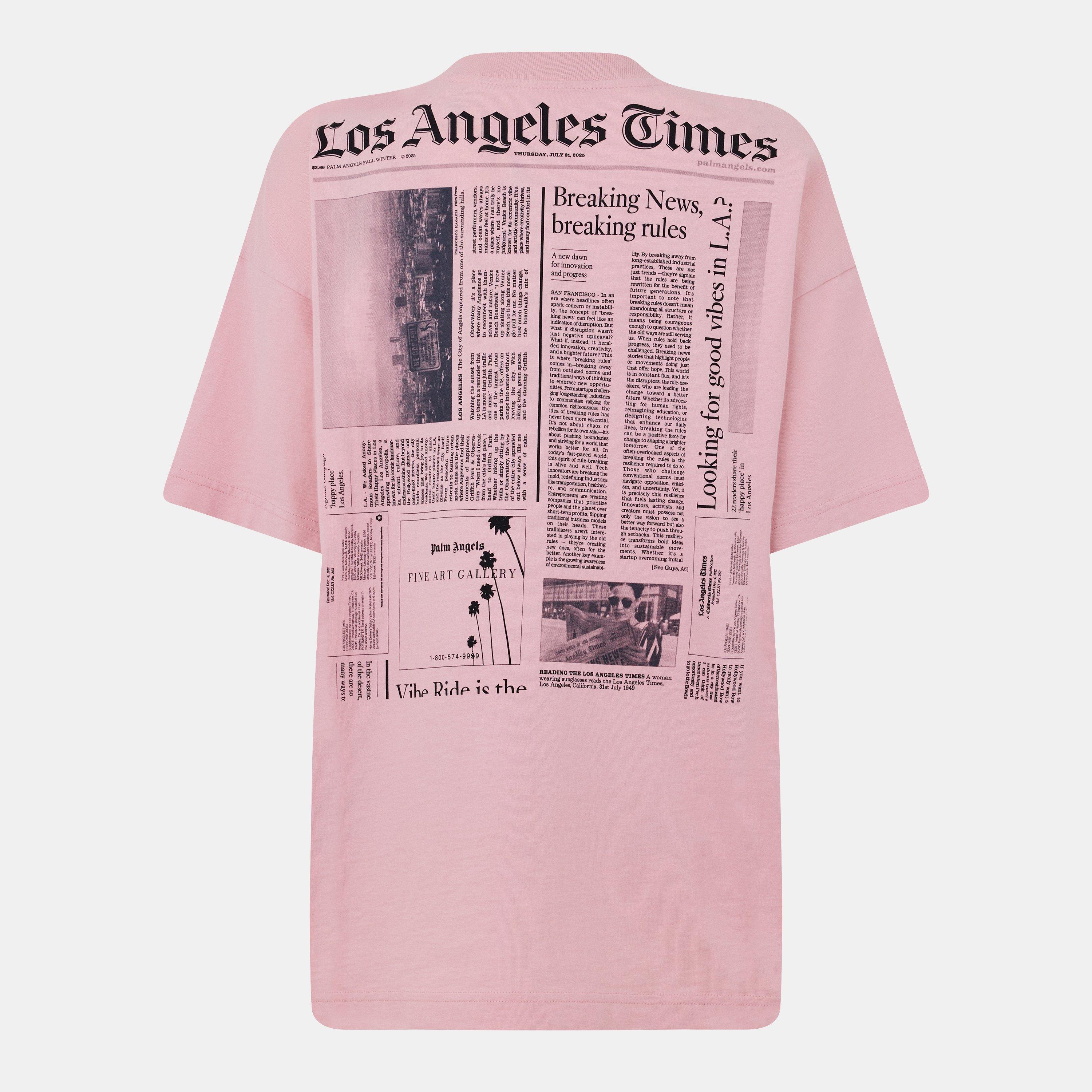 Pink - Palm Angels - Women's Oversized T-Shirt - 2