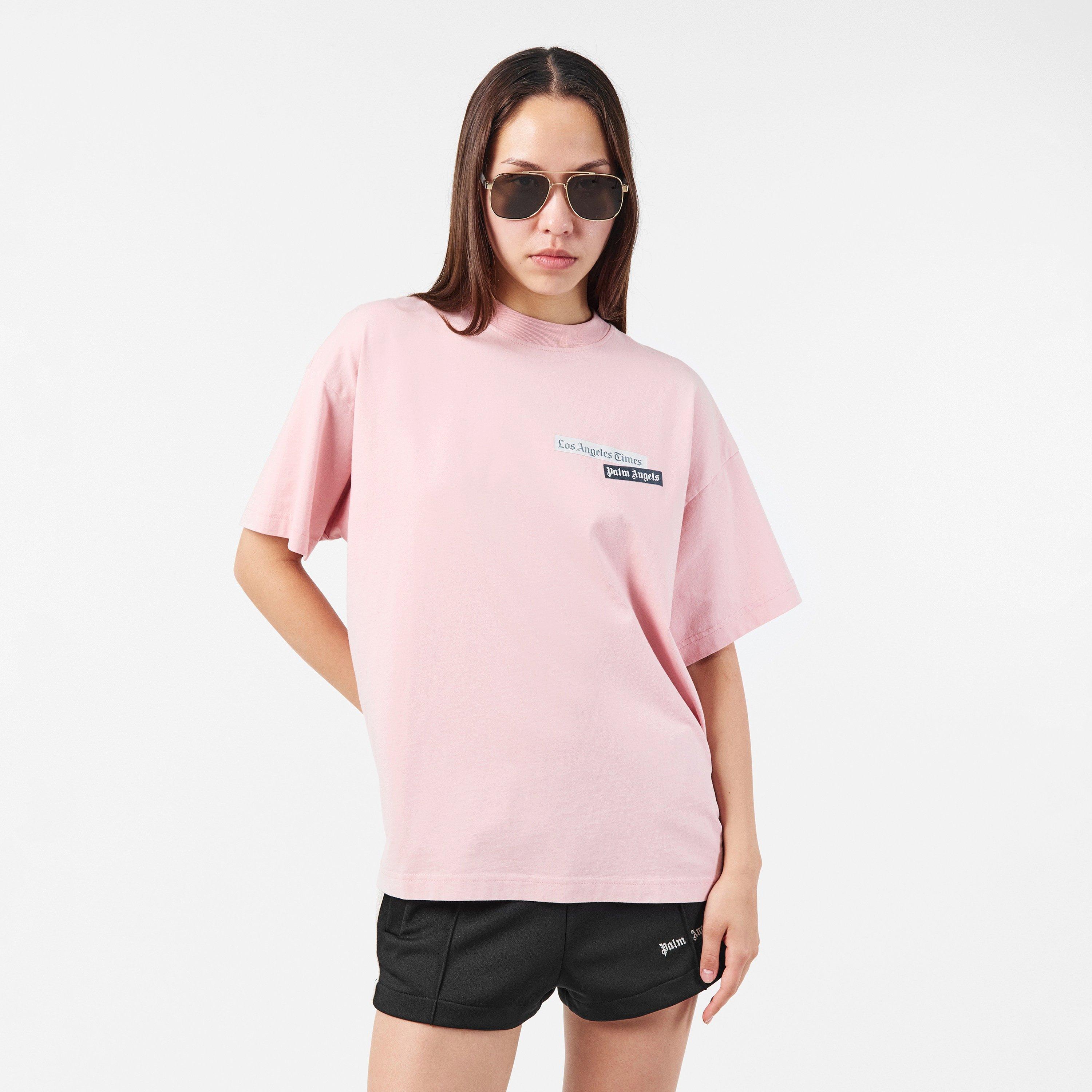 Pink - Palm Angels - Women's Oversized T-Shirt - 3