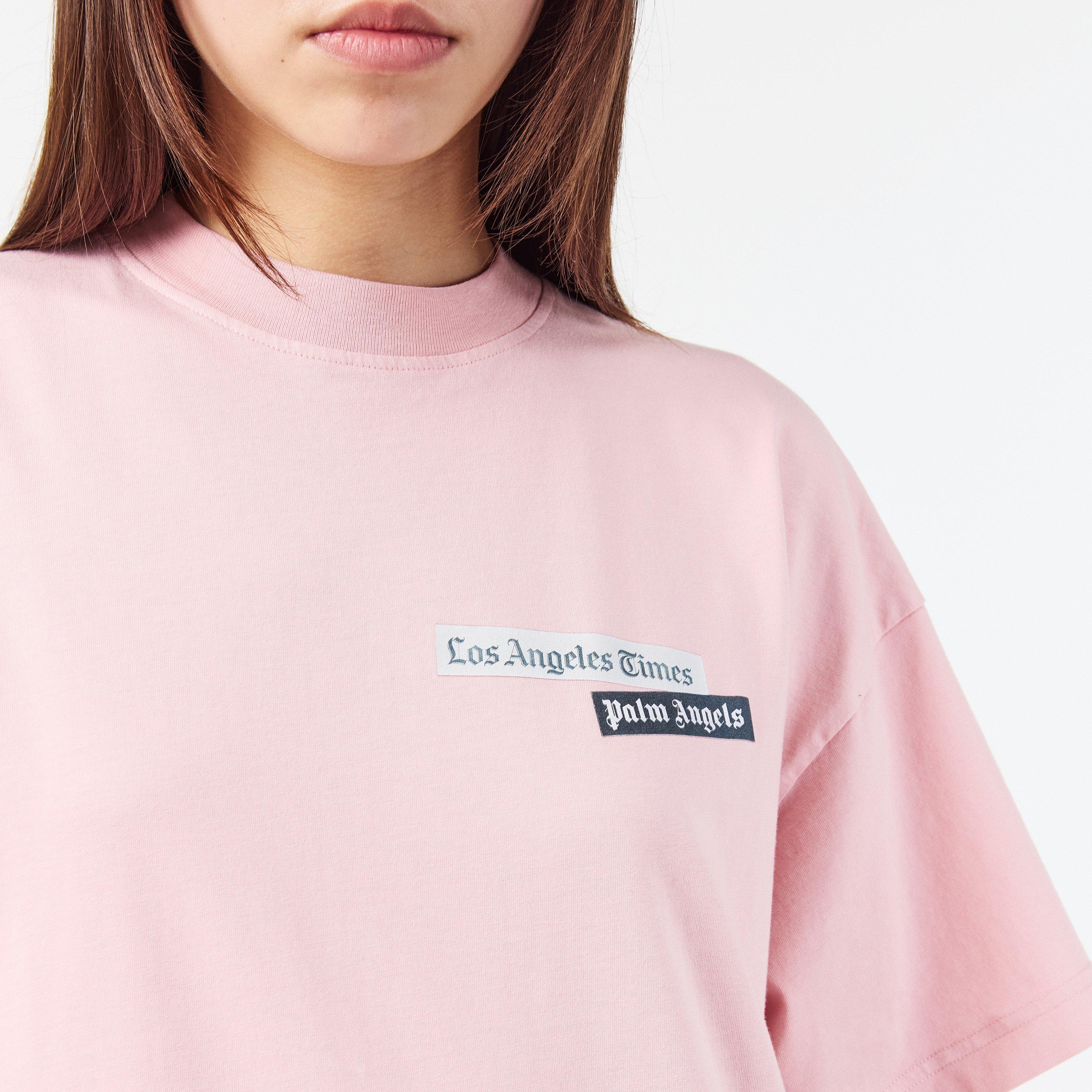 Pink - Palm Angels - Women's Oversized T-Shirt - 5