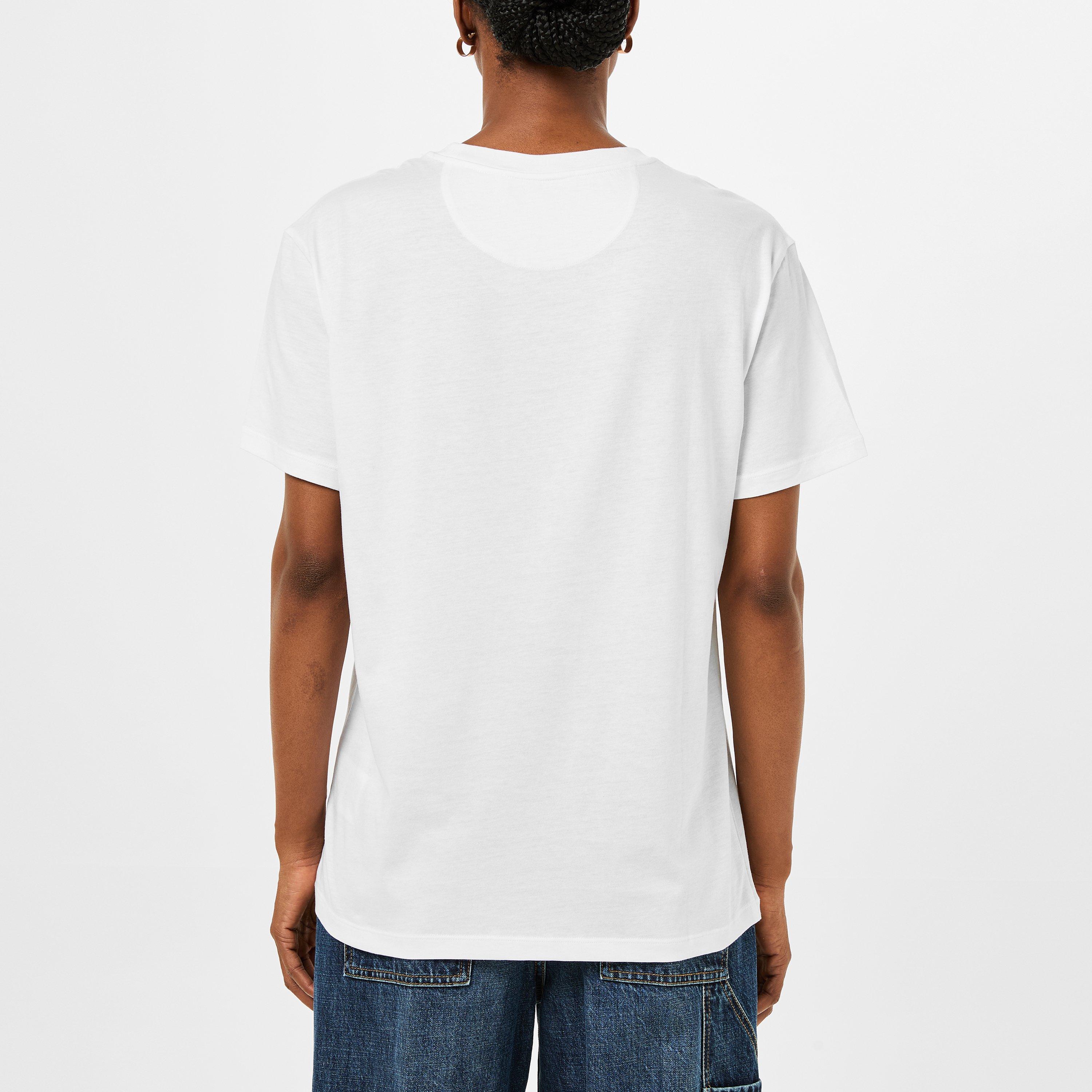White A01 - Valentino - Vltn Logo T Shirt - 3