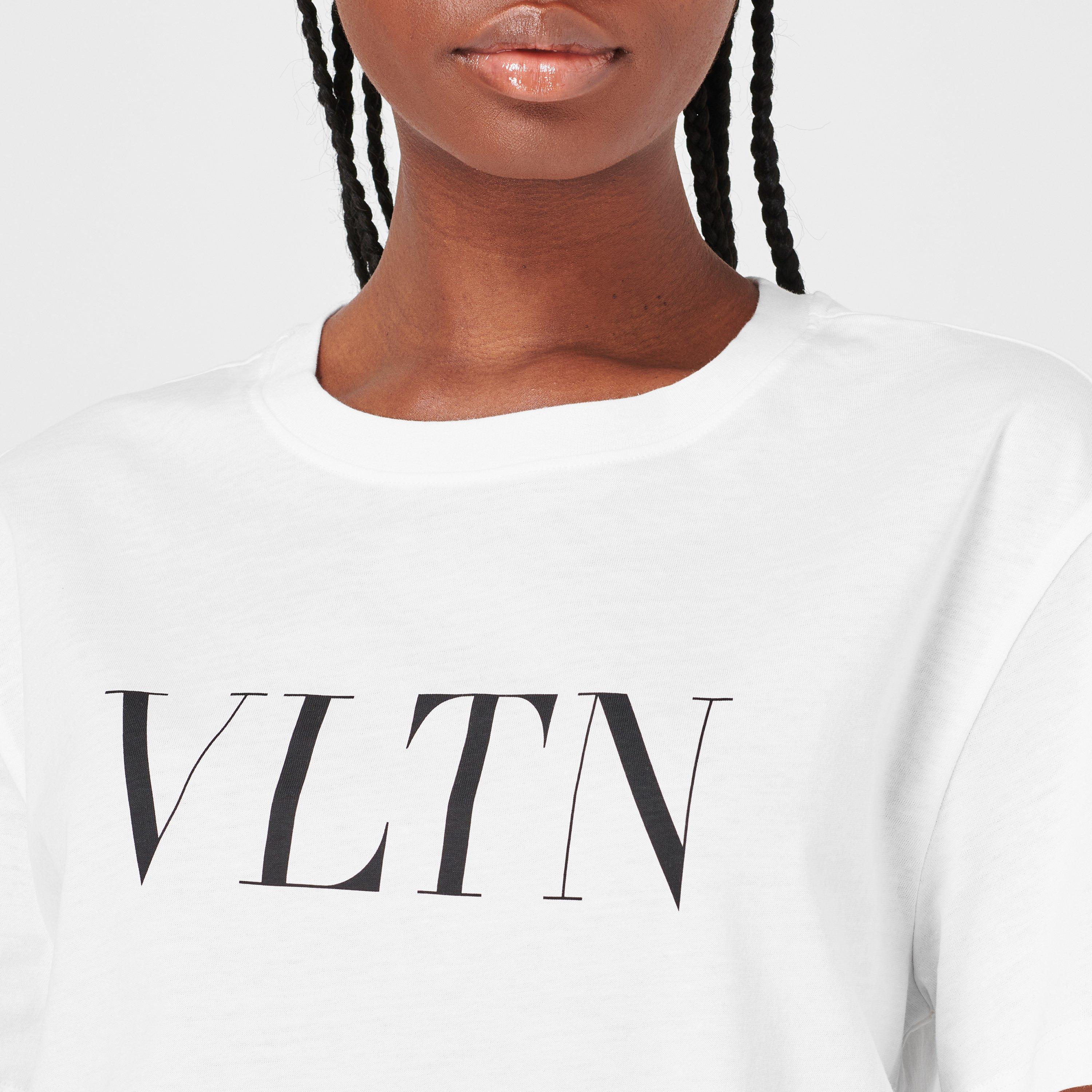 White A01 - Valentino - Vltn Logo T Shirt - 5