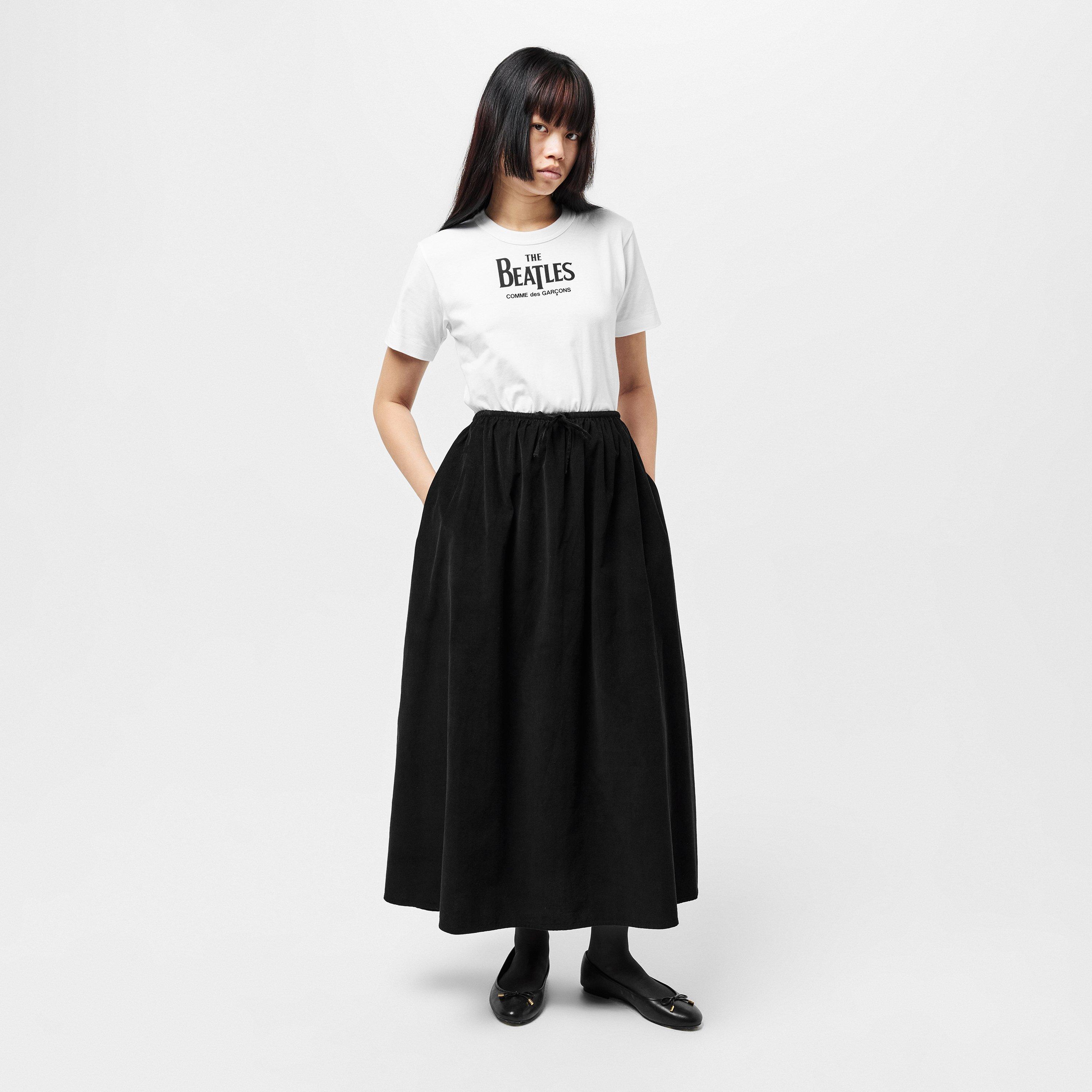 White - Comme des Garcons PLAY - Women's Beatles Collaboration T-Shirt - 6