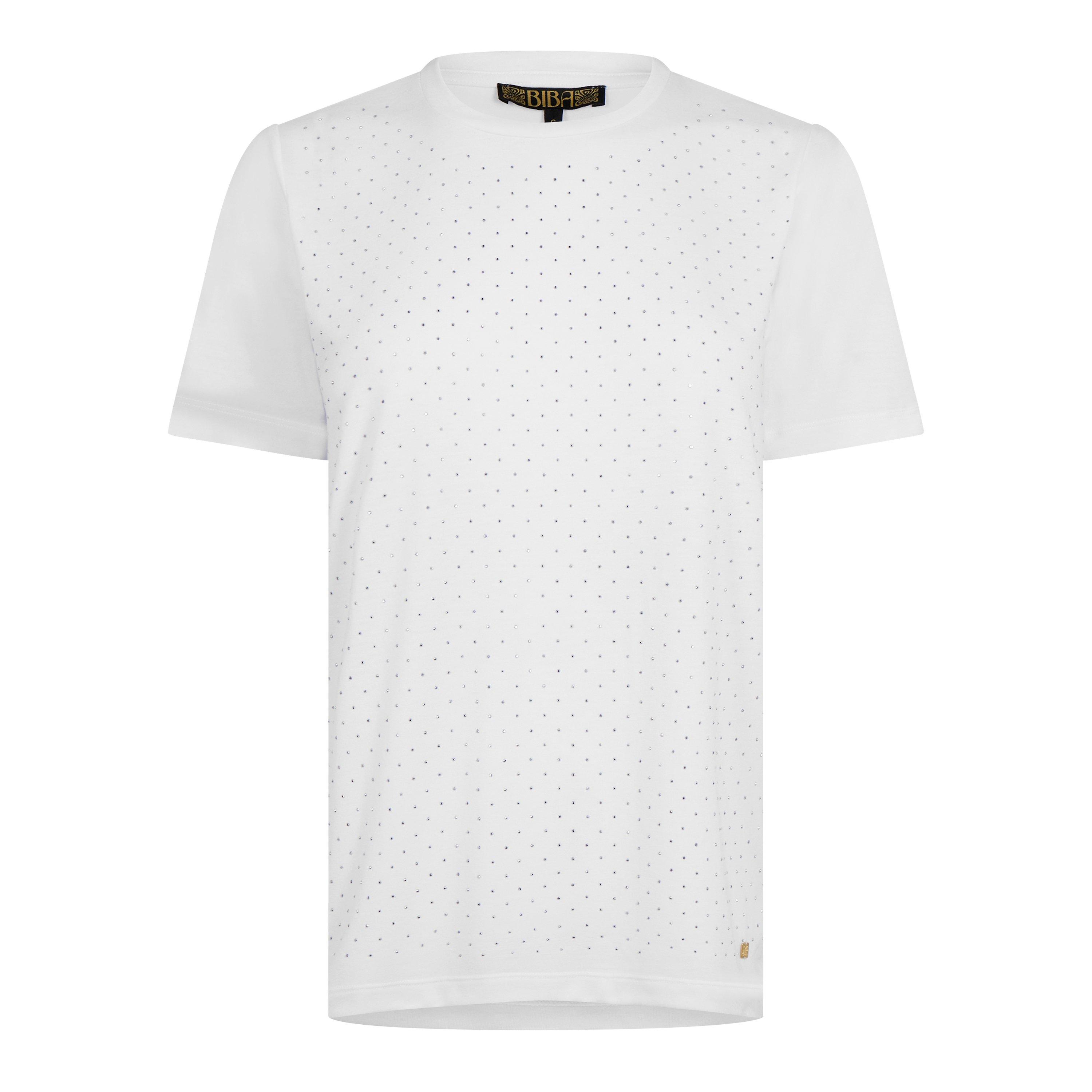White - Biba - Diamante T-Shirt - 5