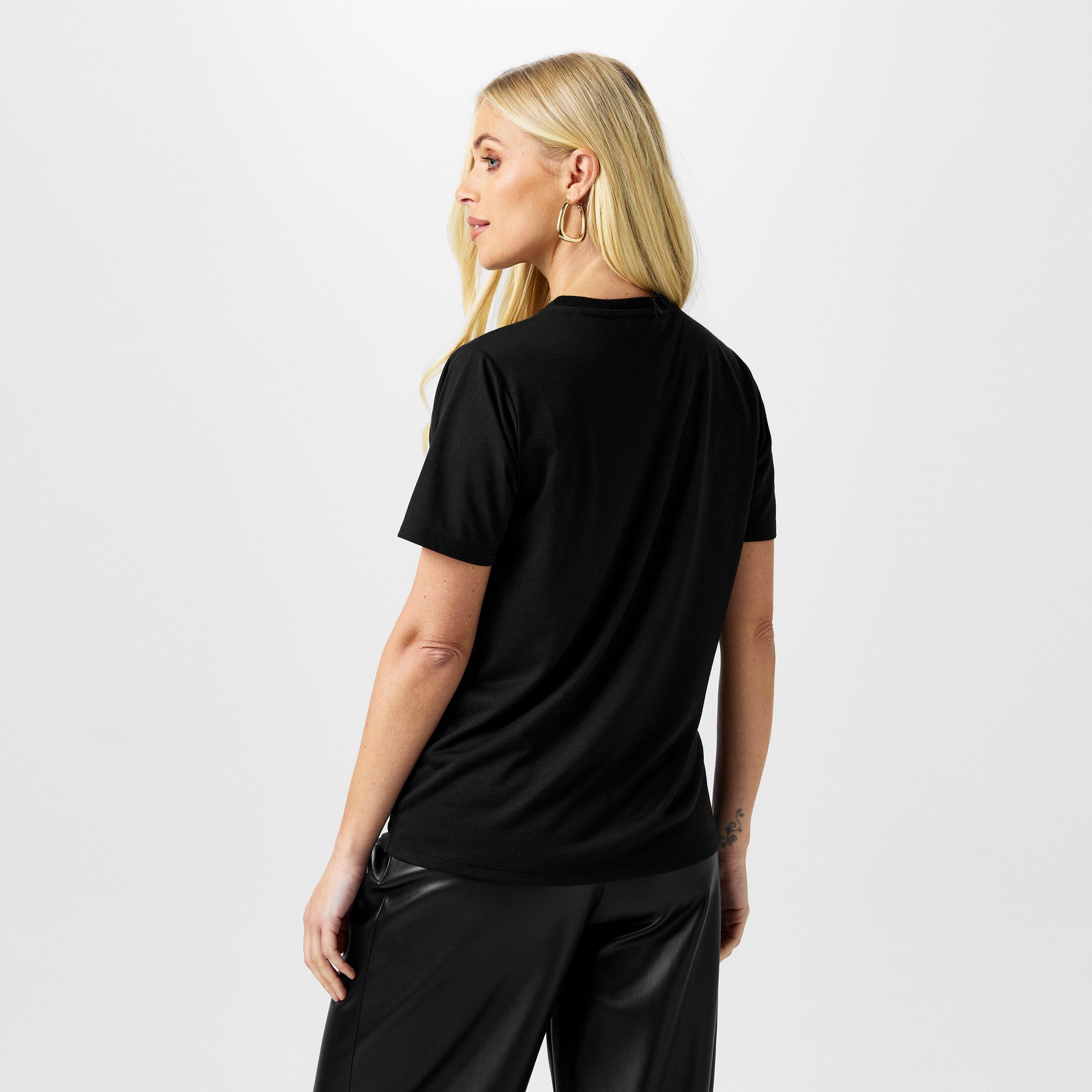 Sort - Biba - Biba Diamante T-Shirt - 2