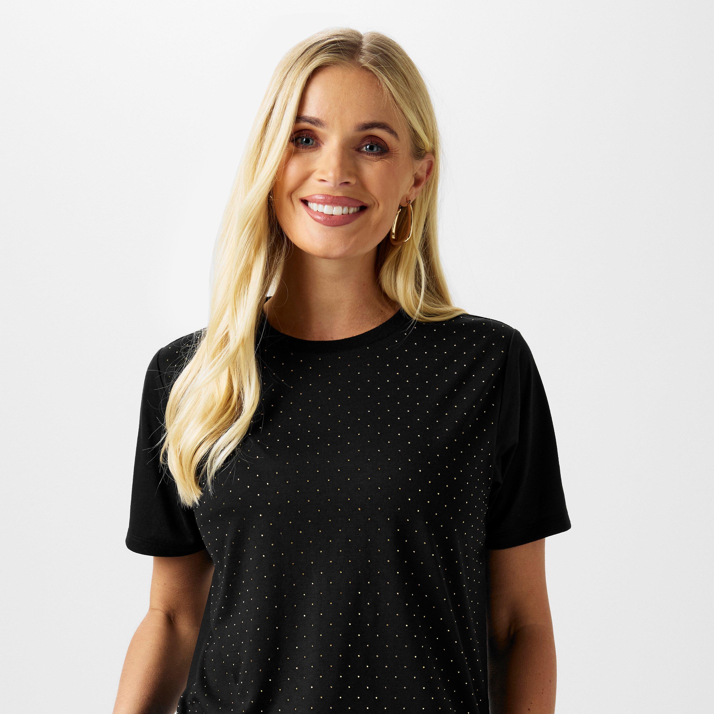 Sort - Biba - Biba Diamante T-Shirt - 3