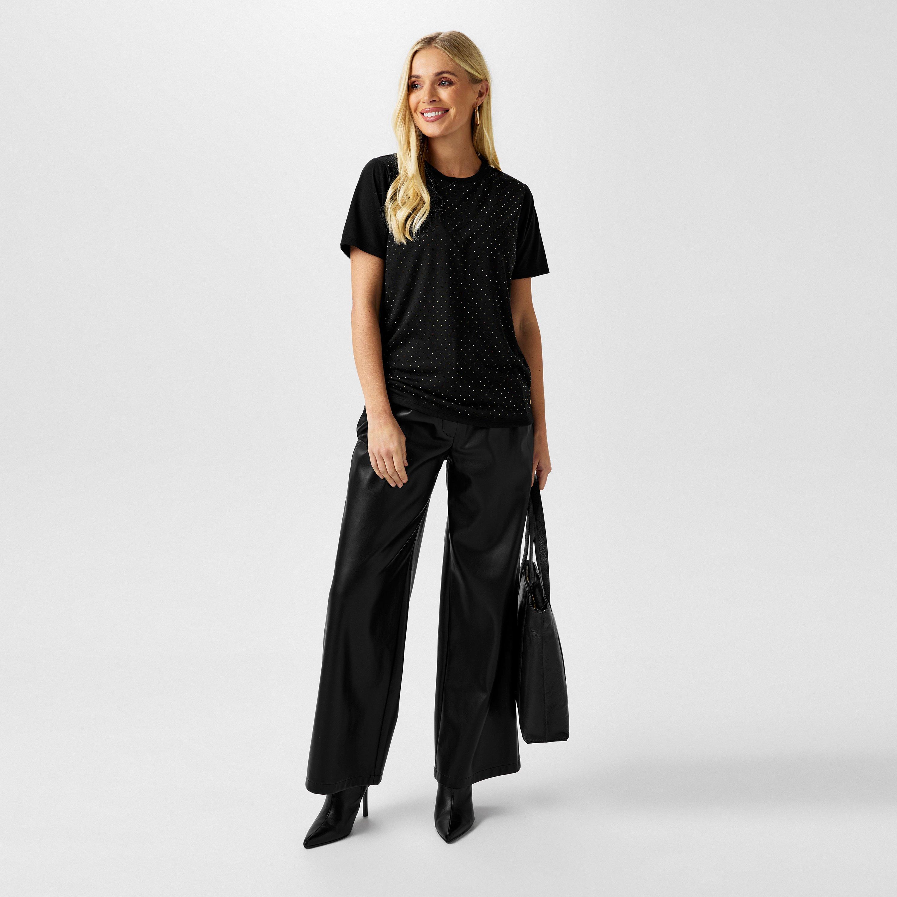 Sort - Biba - Biba Diamante T-Shirt - 4