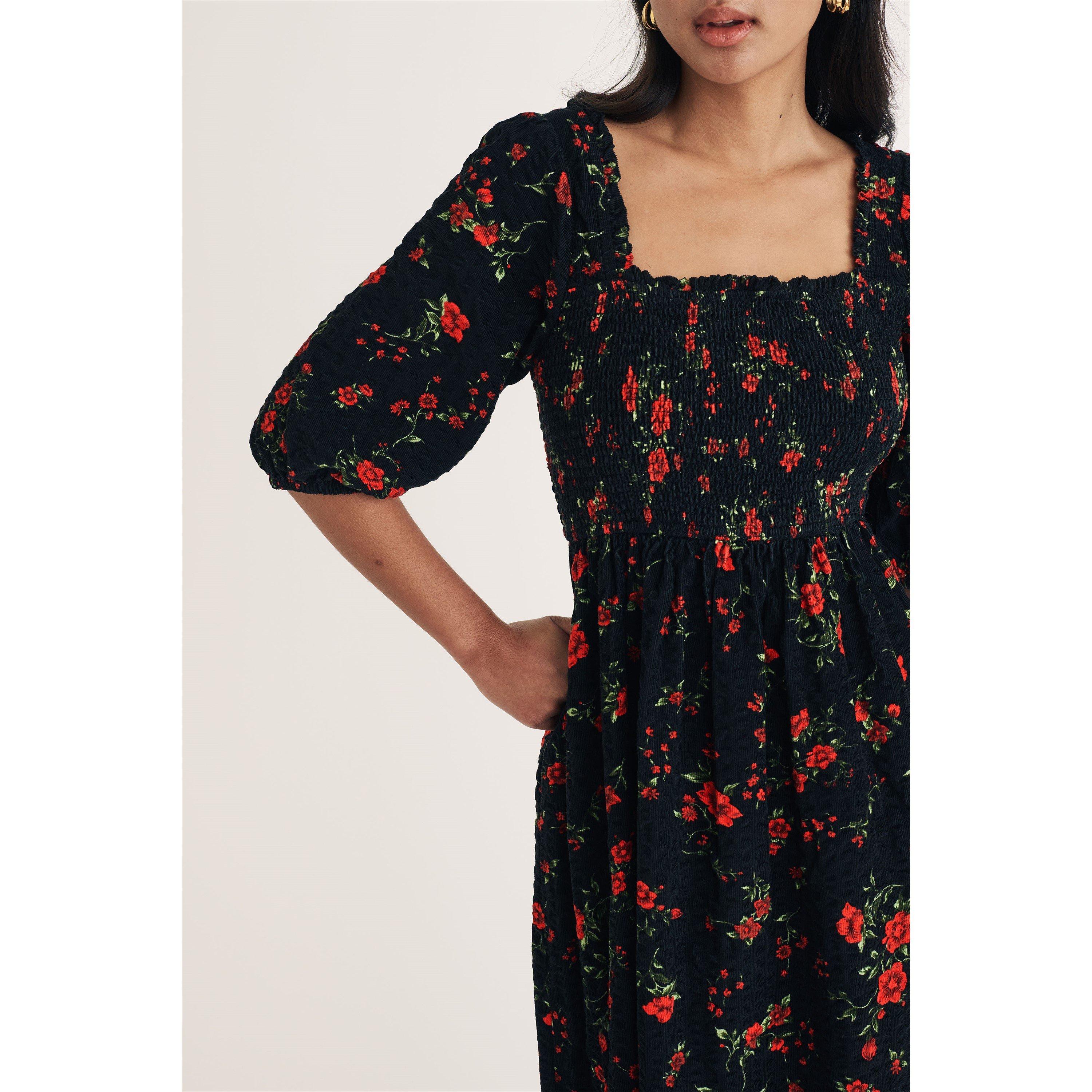 Nero - Nobodys Child - Women's Elsa Midaxi Smock Dress - 3