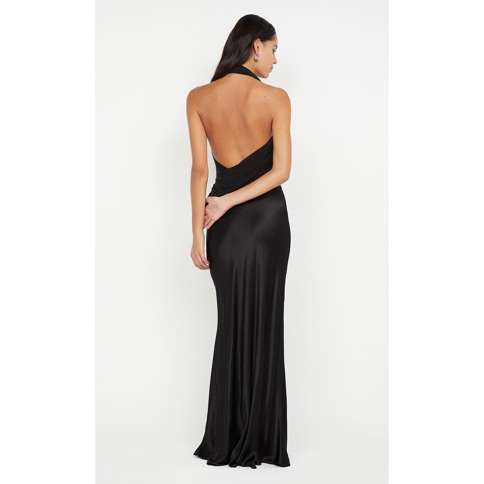 Black - Bec and Bridge - Women's Ida Halter Maxi Dress - 3