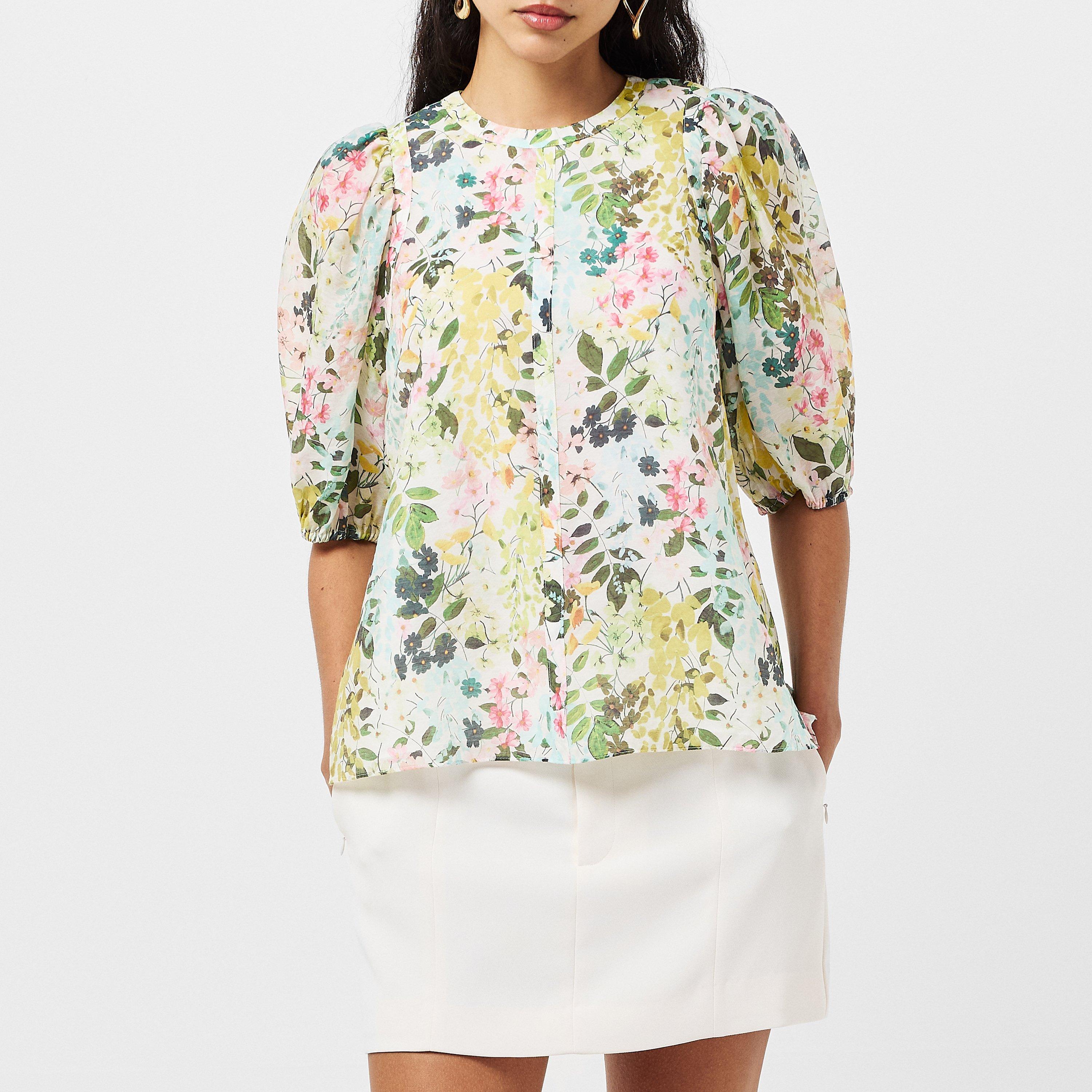 Ivoor - Ted Baker - Women's Micha Short-Sleeve Patterned Shirt - 3
