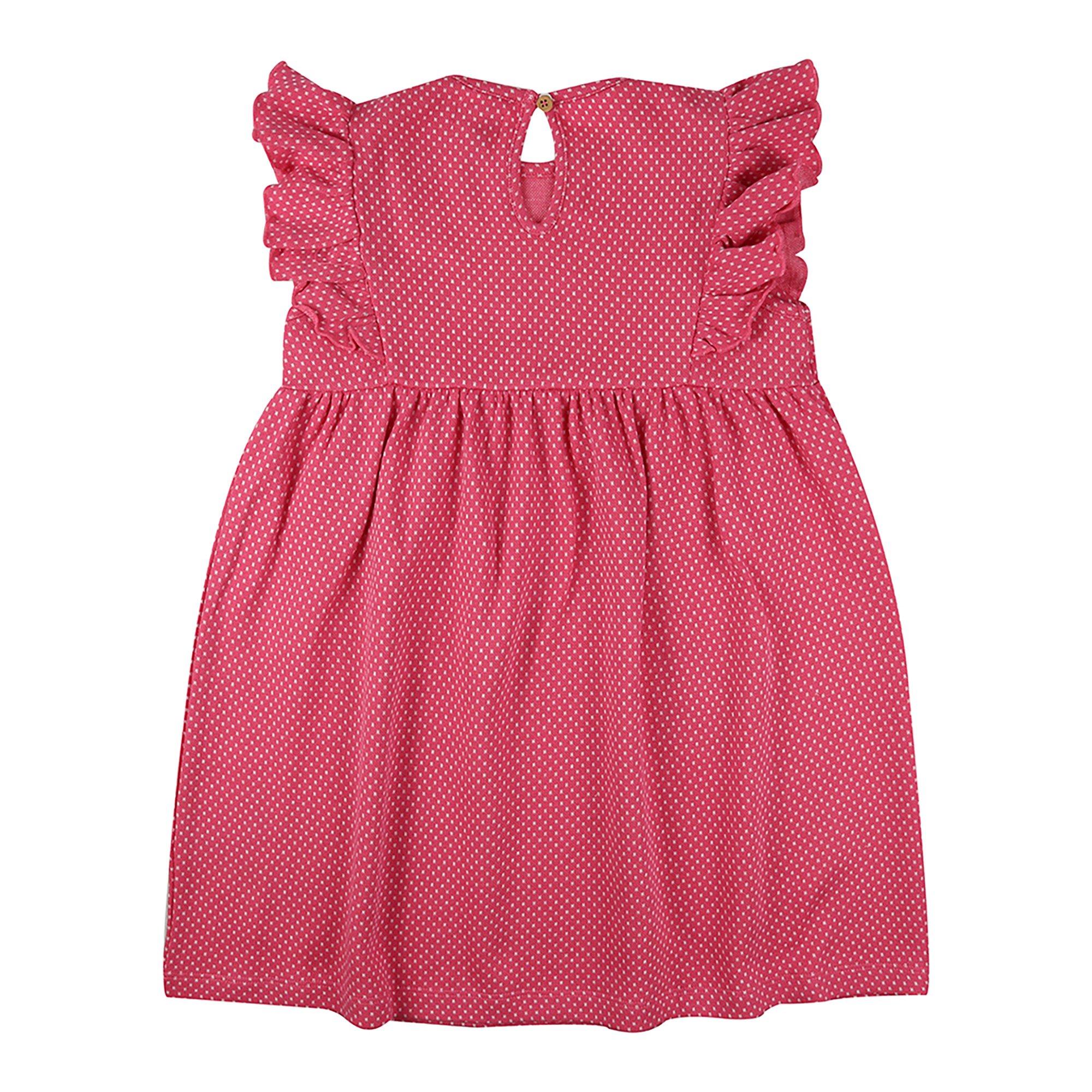 Pink - Lilly and Sid - Frill Dotty A-Line Dress - 2