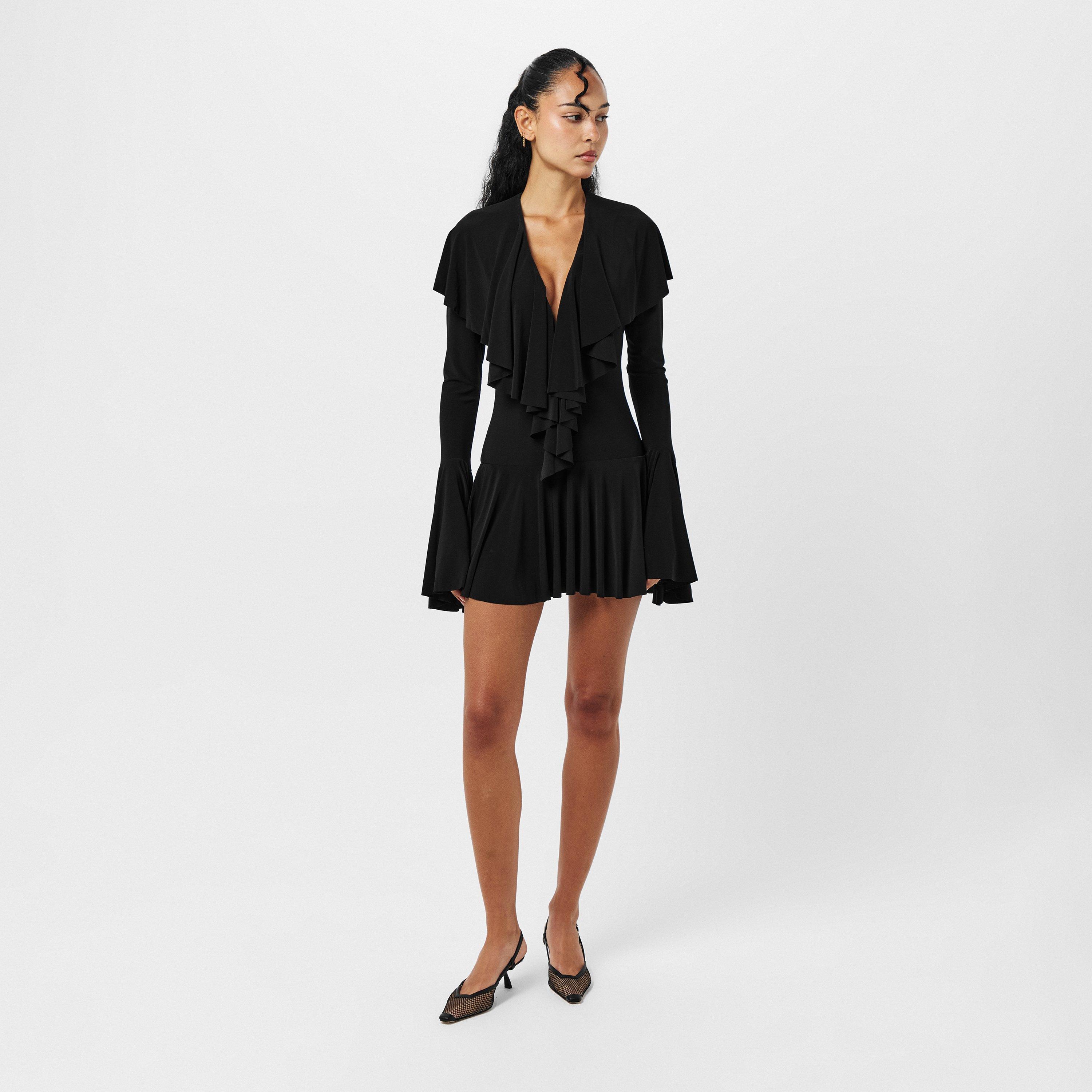 Black - Norma Kamali - Women's Mini Dress - 6