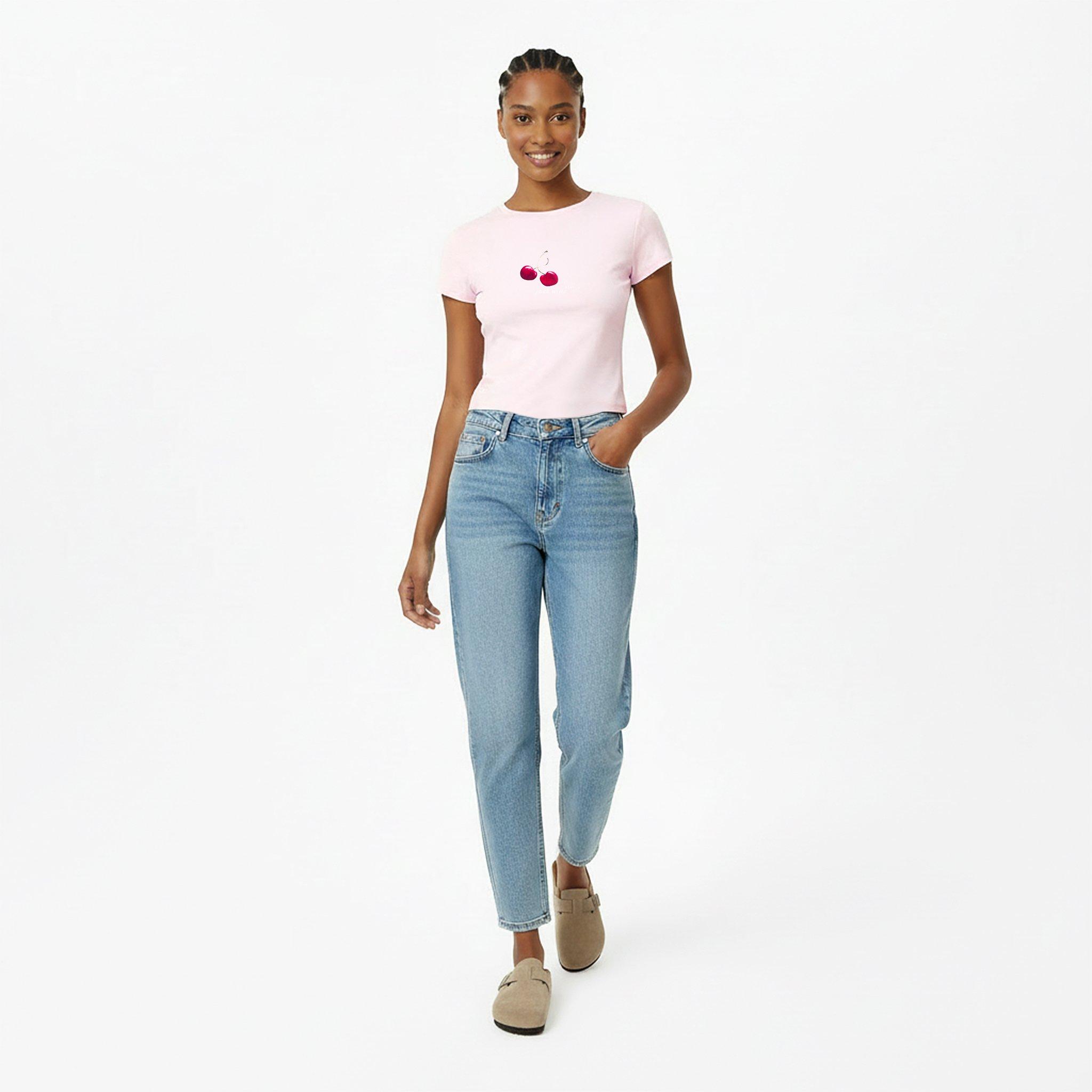 Cherrys - Jack Wills - Women's JW Fruit Baby Slim Fit T-Shirt - 5