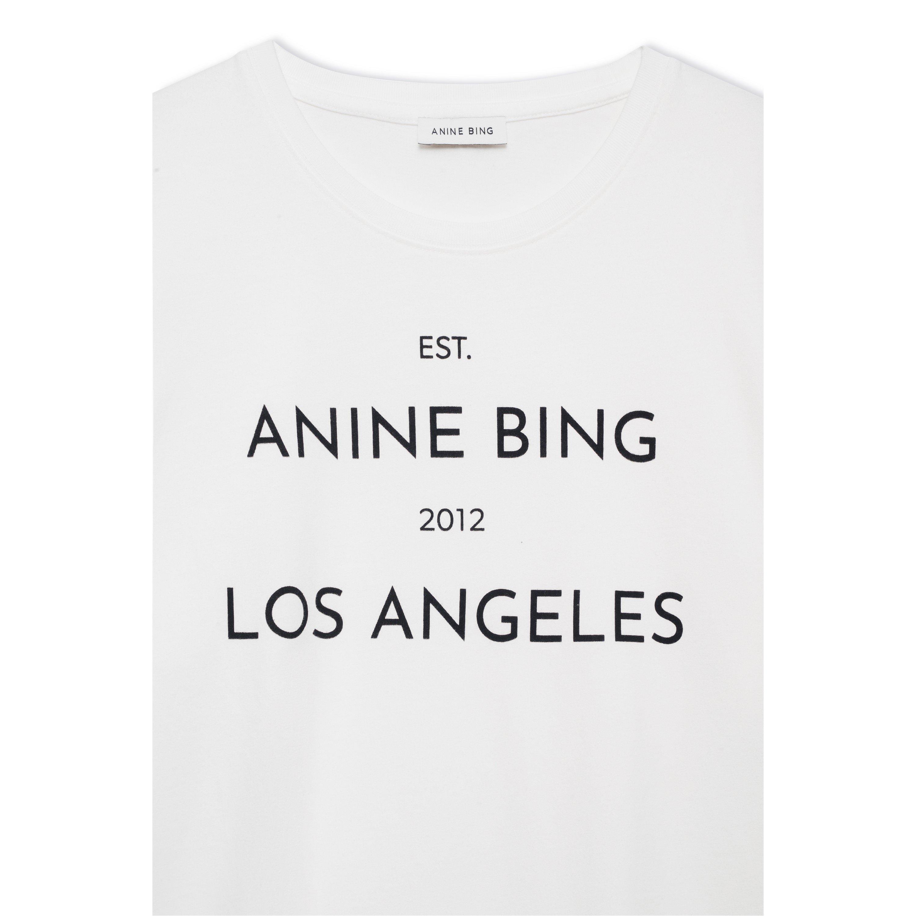 Ivory - Anine Bing - Women's Rudy Regular Fit T-Shirt - 2