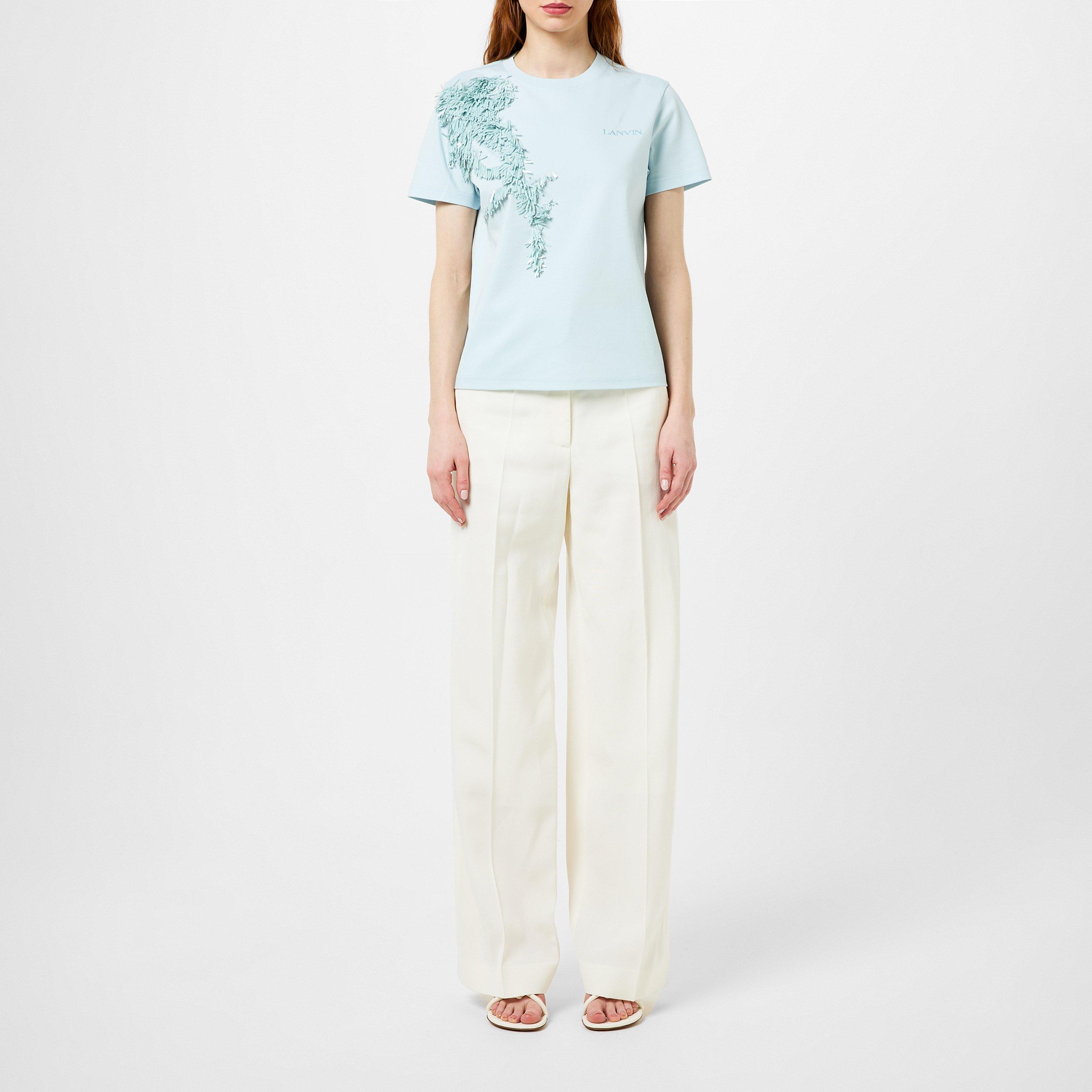 Shadow - Lanvin - Logo T-Shirt  Ladies - 4