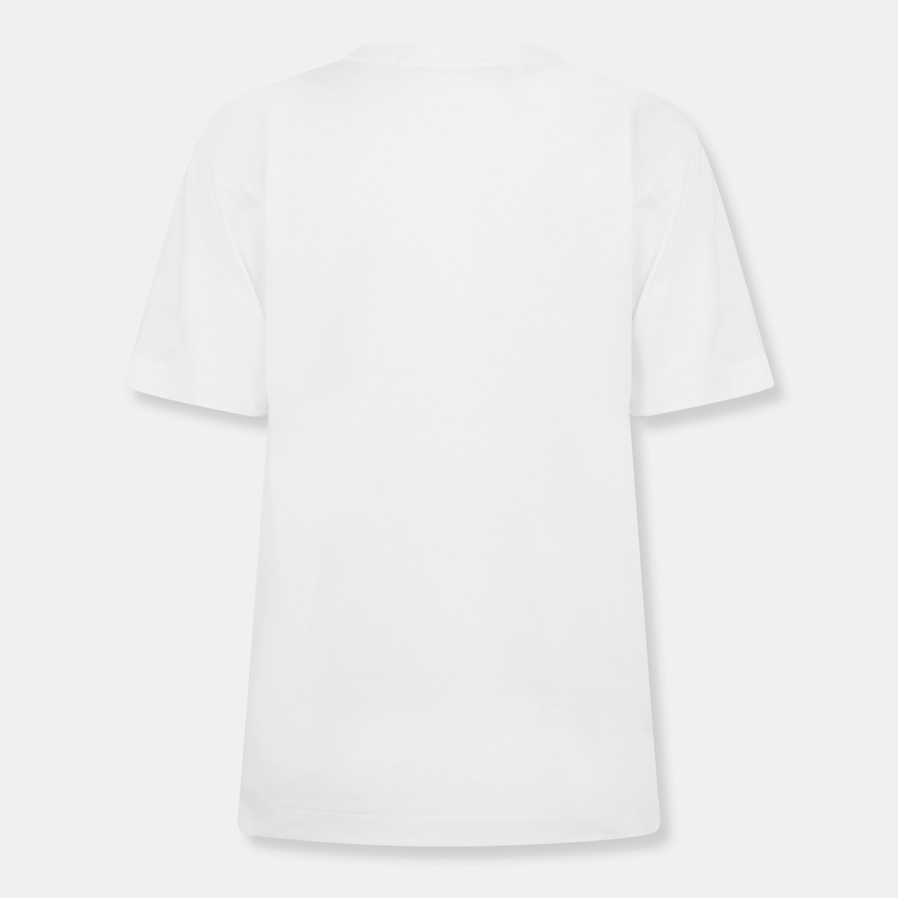 White/Red - Comme des Garcons PLAY - Women's Comme des Garçons PLAY Regular Fit T-Shirt - 2