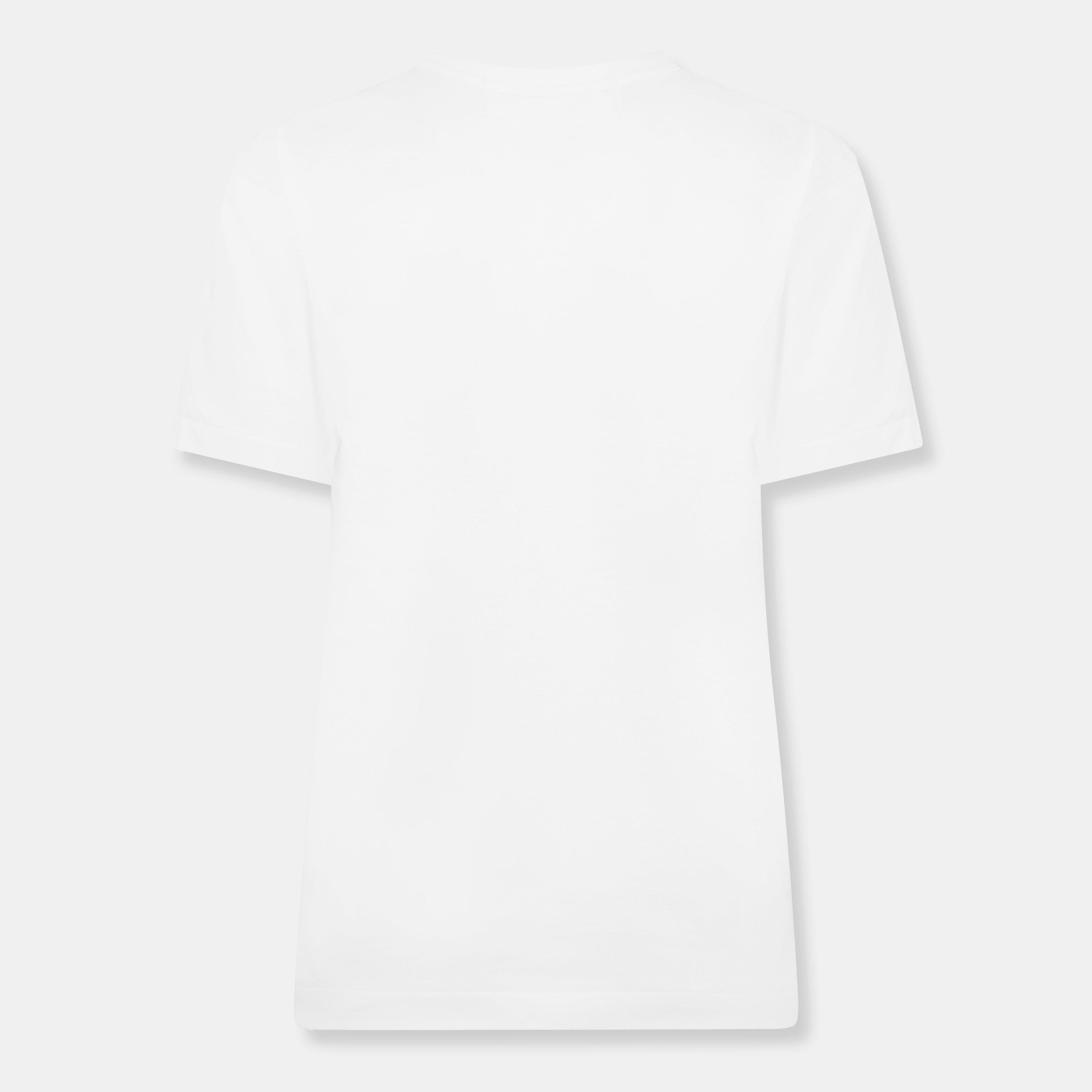 Wht/Blk - Comme des Garcons PLAY - Women's Comme des Garçons PLAY Regular Fit T-Shirt - 2