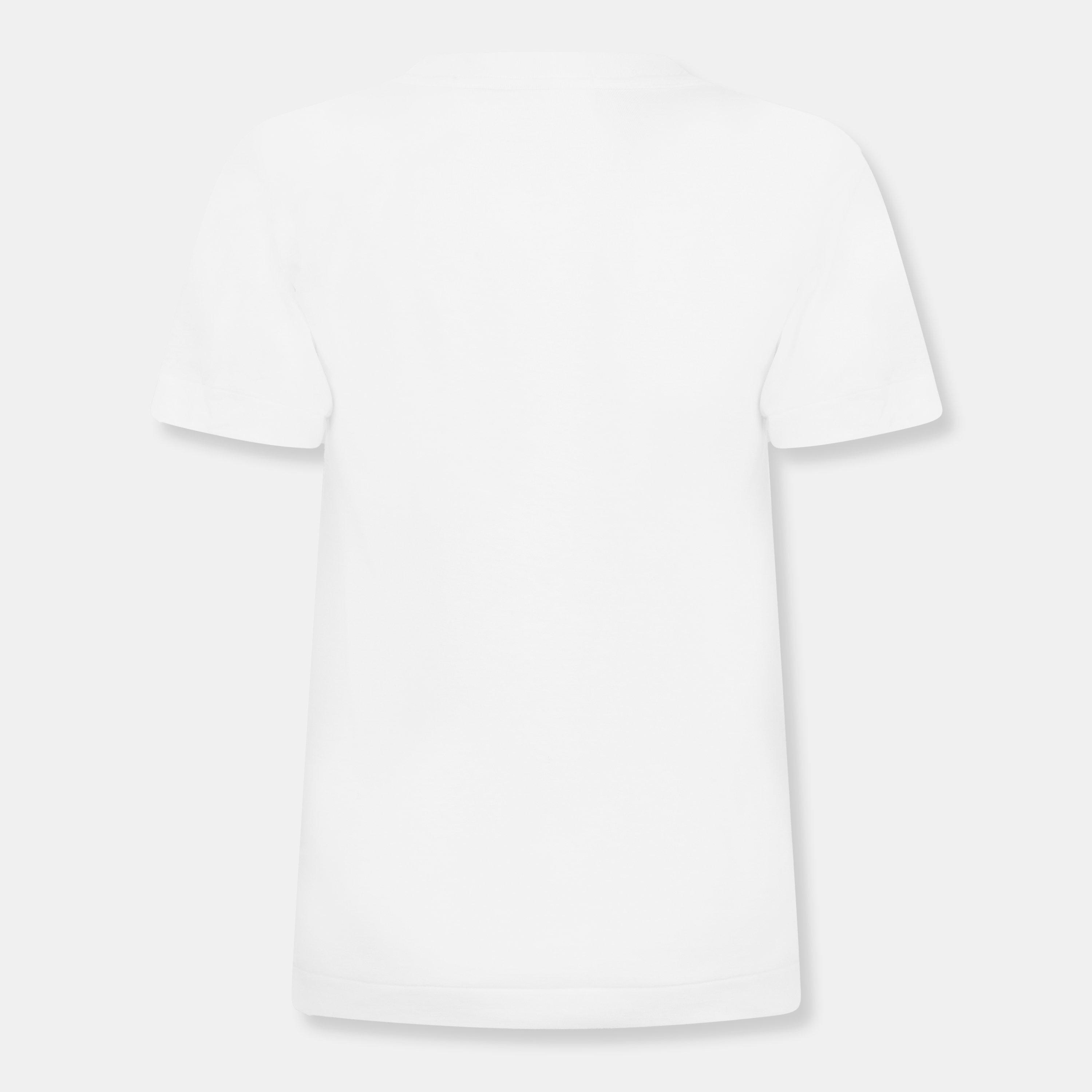 Wht/Red - Comme des Garcons PLAY - Women's Comme des Garçons PLAY Regular Fit T-Shirt - 2