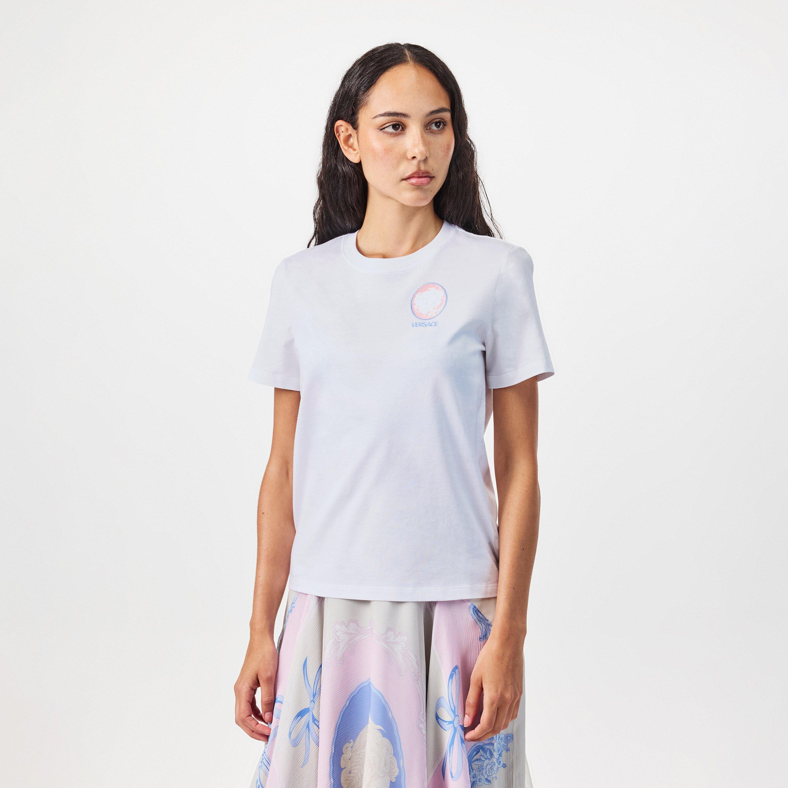 Optical White - Versace - Women's Medusa Regular Fit T-Shirt - 3