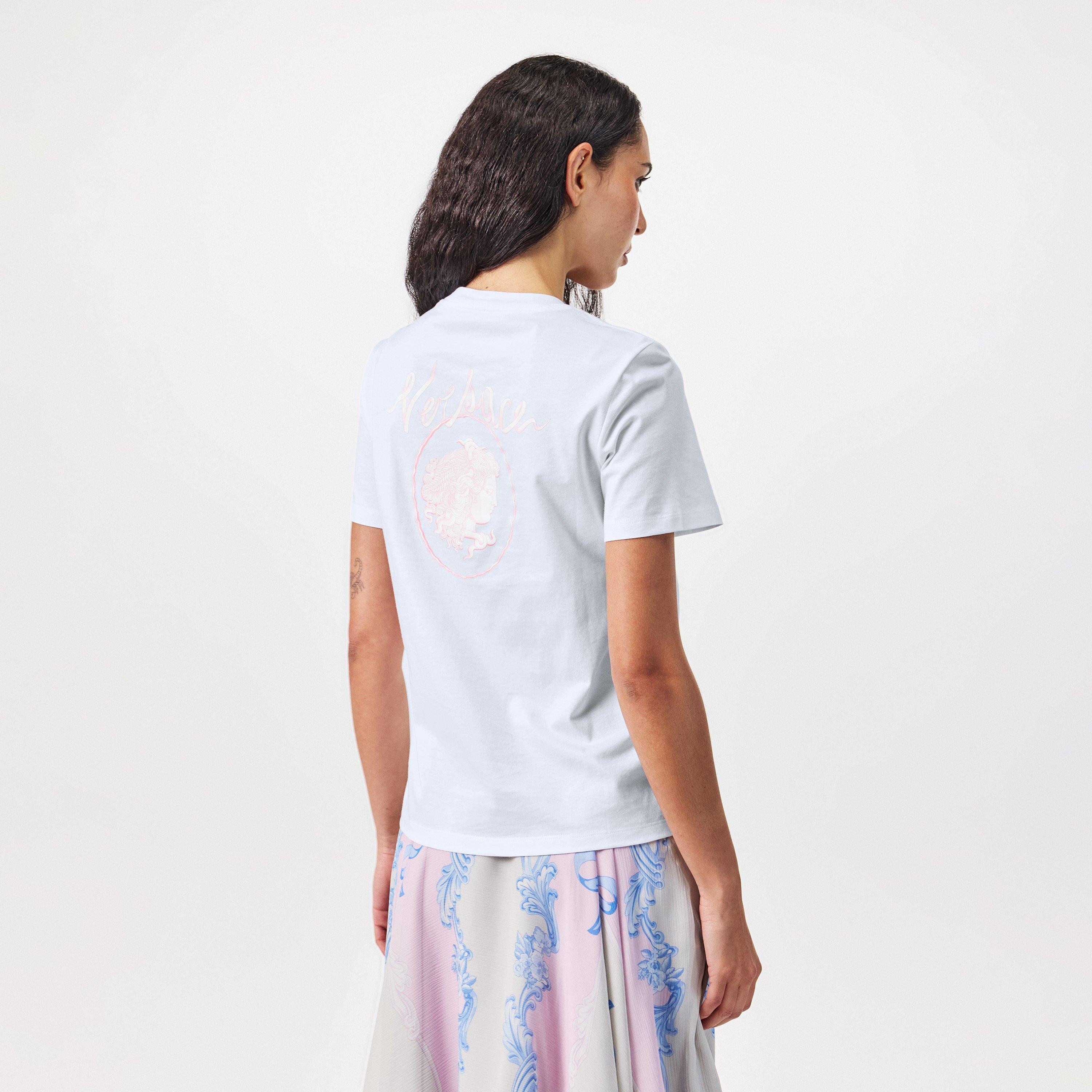 Optical White - Versace - Women's Medusa Regular Fit T-Shirt - 4