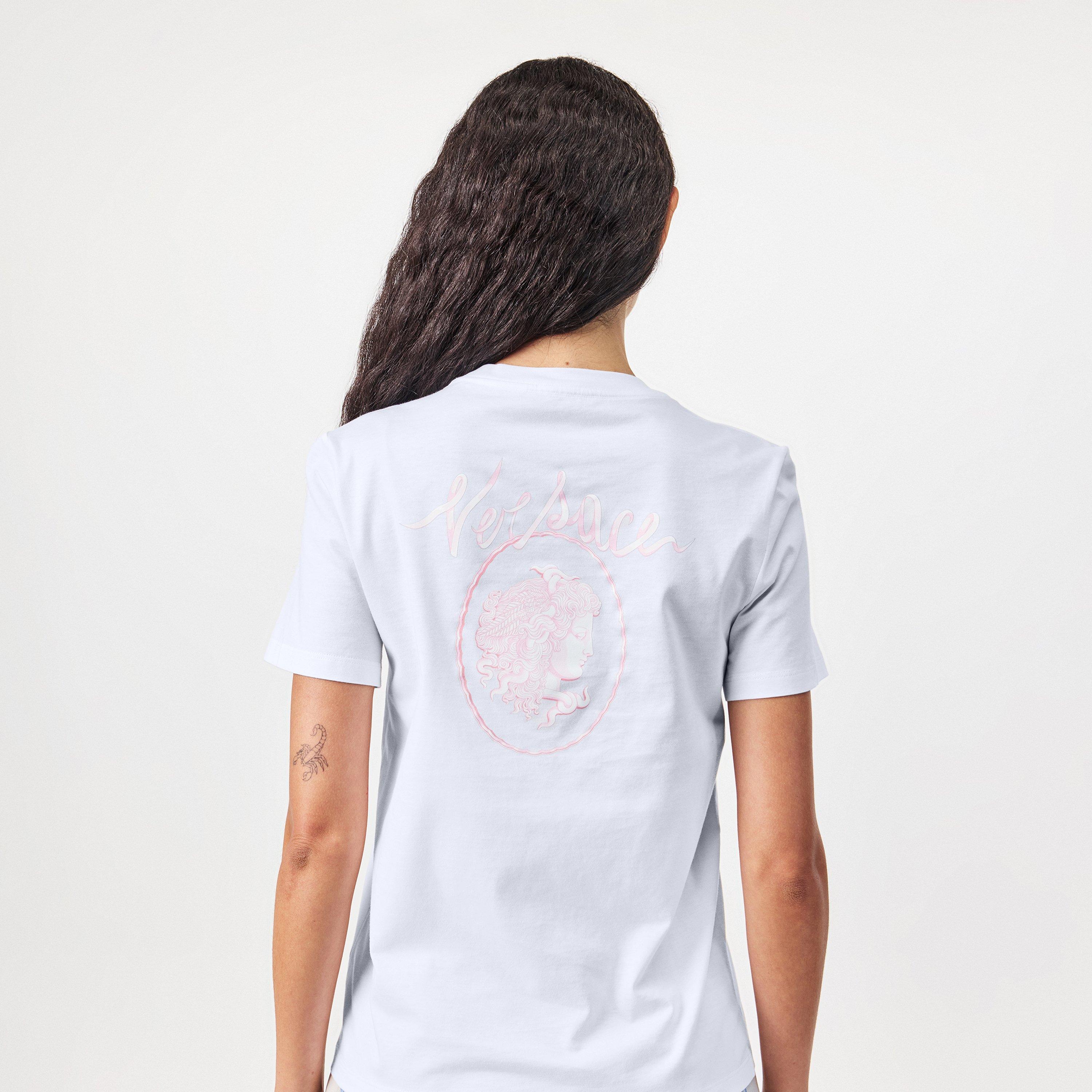 Optical White - Versace - Women's Medusa Regular Fit T-Shirt - 5