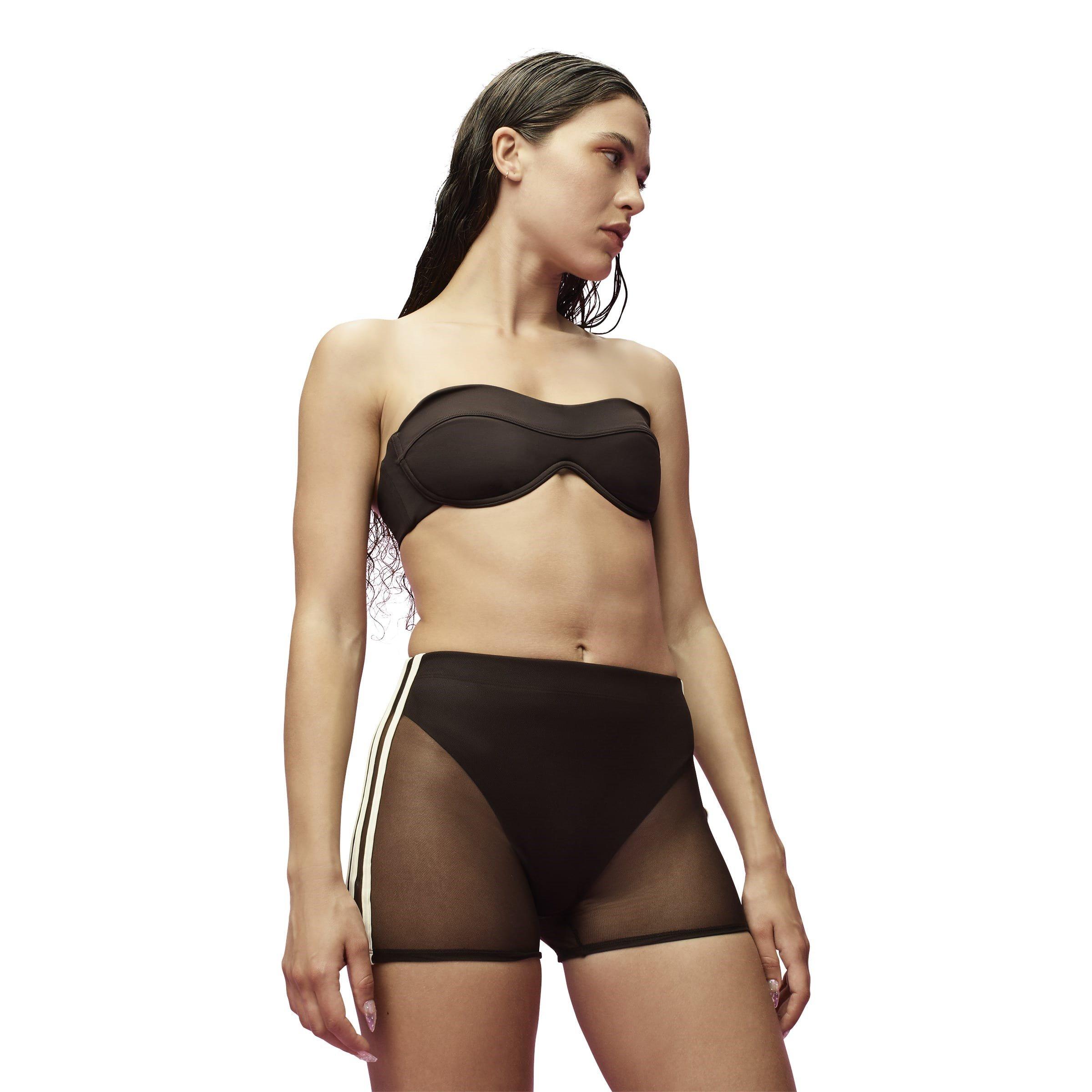 Brown - adidas Originals - Women's Long-Sleeve Crop Top - 5