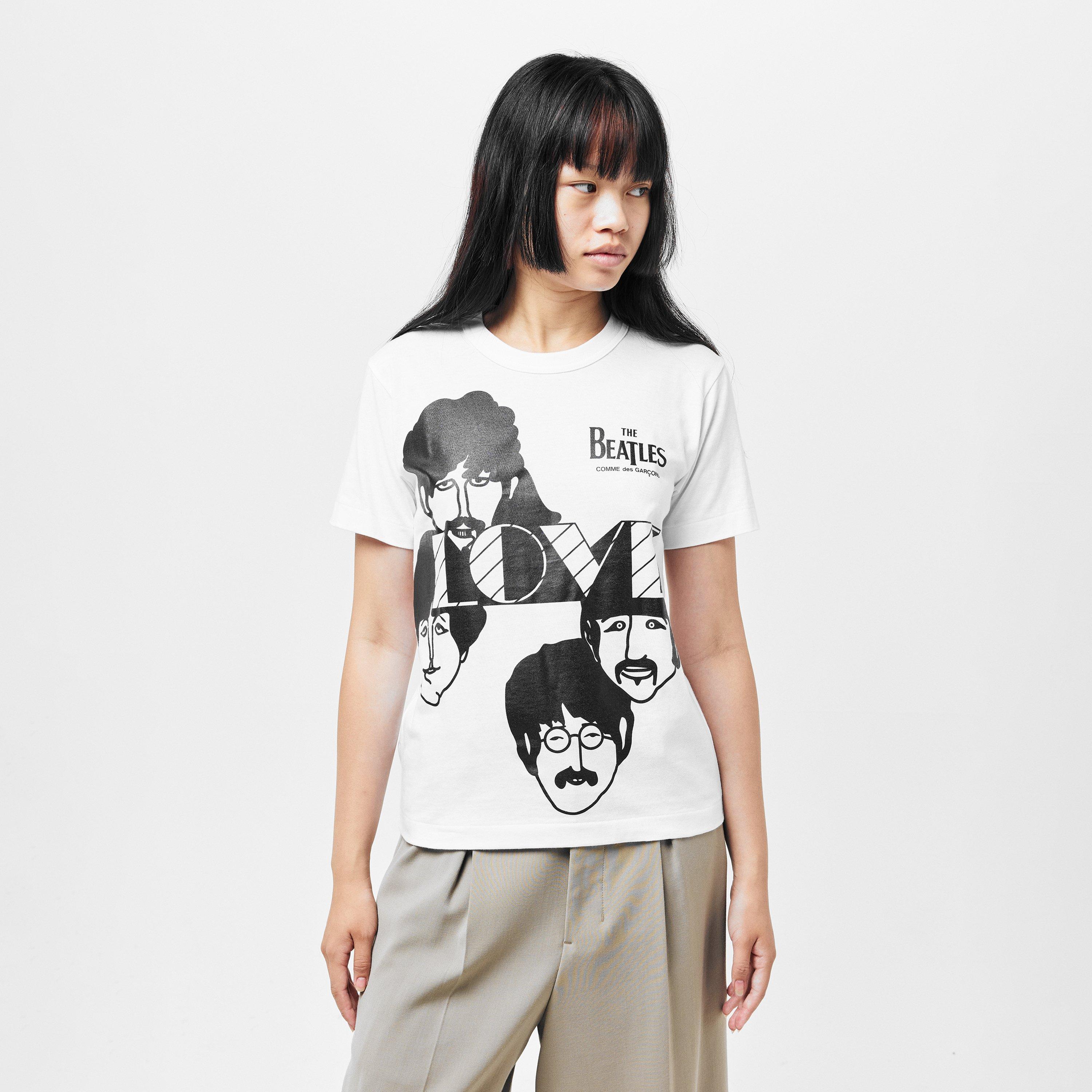 White - Comme des Garcons PLAY - Women's Comme des Garçons PLAY Regular Fit T-Shirt - 3