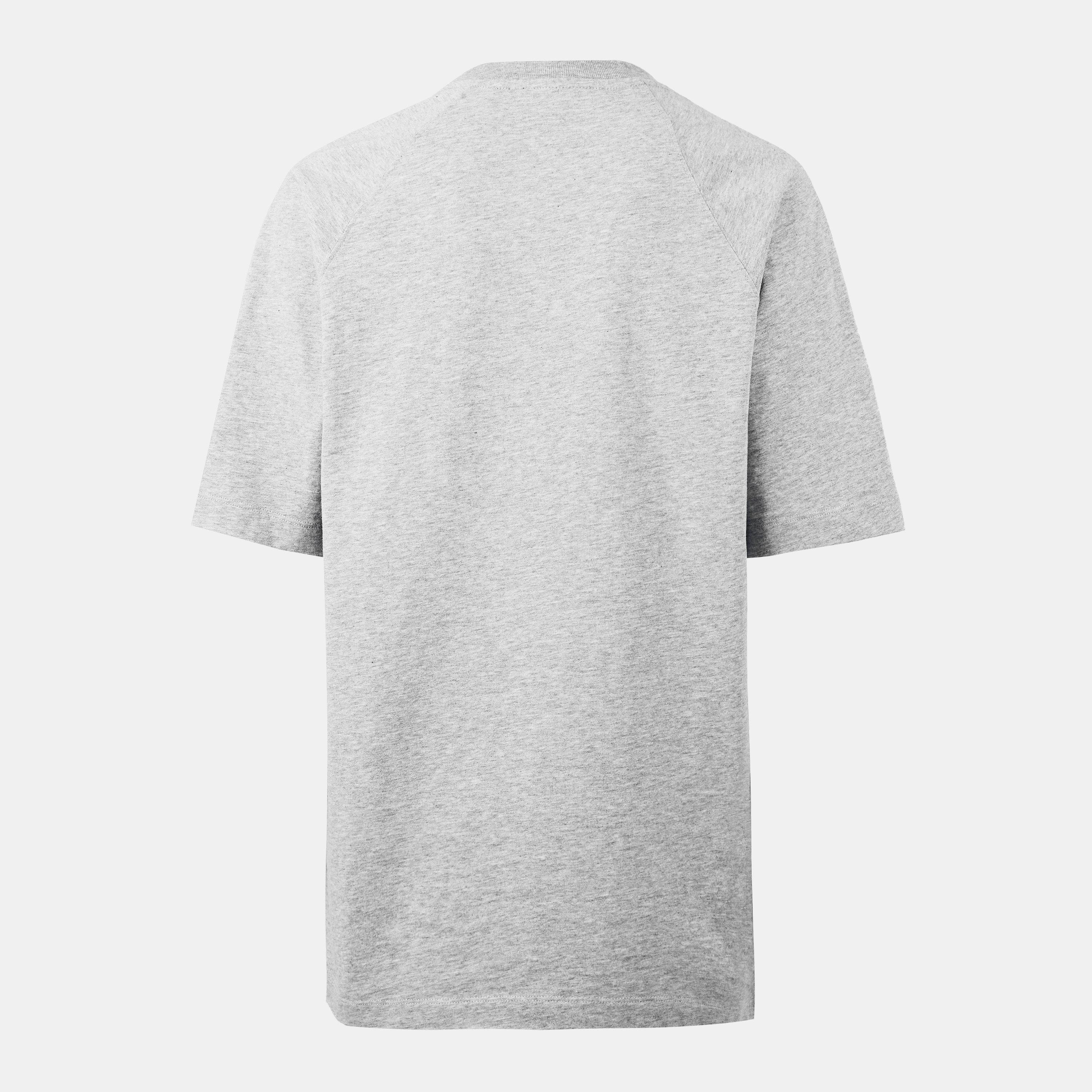 Grey Marl - Represent - Women's Rep Boyfriend T-Shirt, Tonal Embroidered Logo - 2