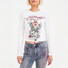 Ed Hardy Nyc Ls T Shirt Ld52