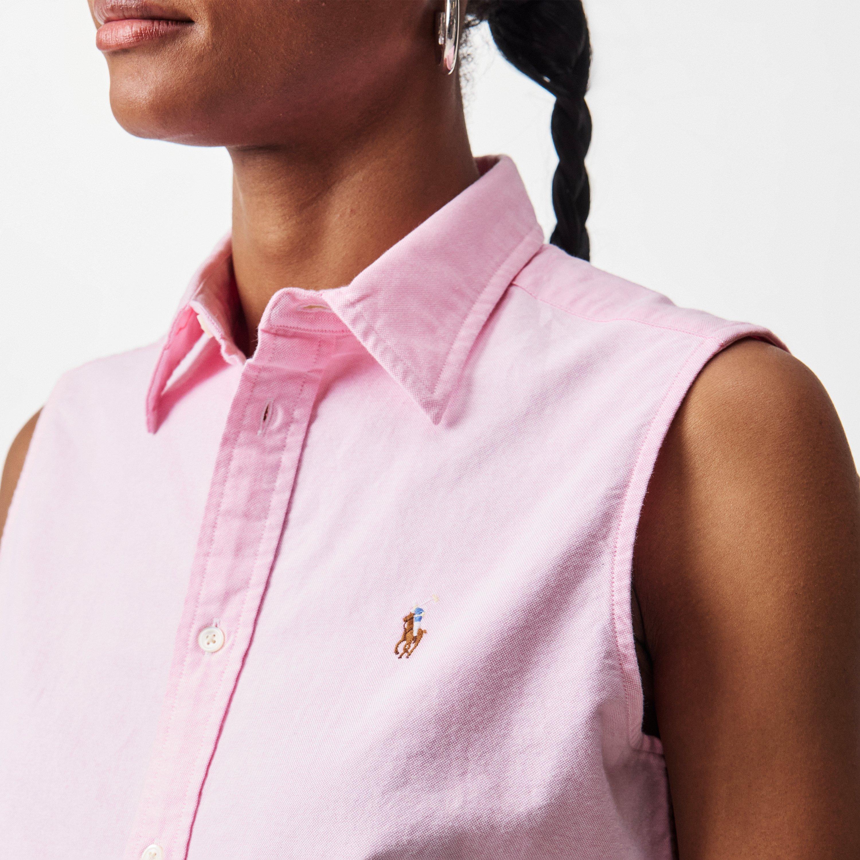 BATH PINK - Polo Ralph Lauren - Women's Short-Sleeve Plain Shirt - 5