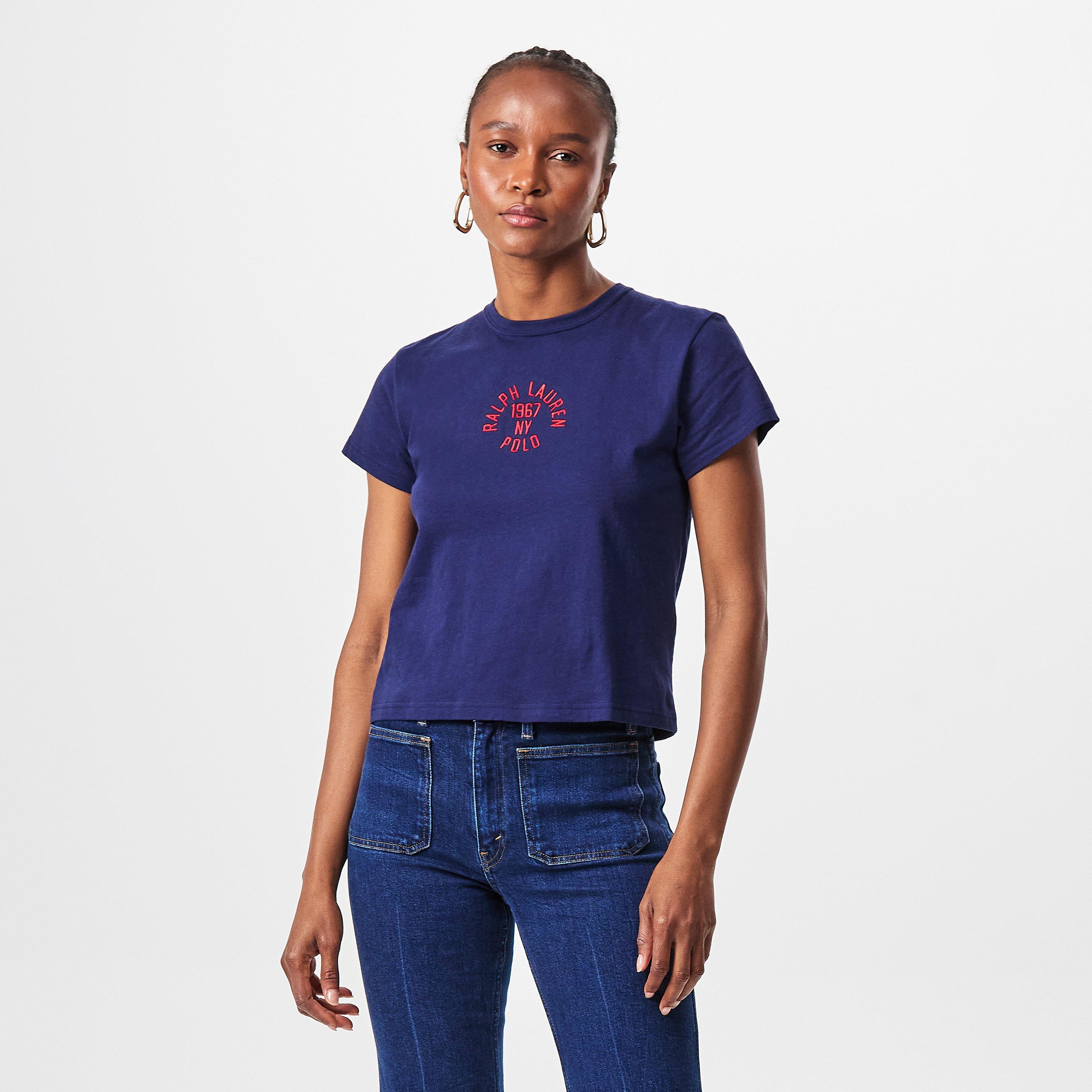 NEWPORT NAVY - Polo Ralph Lauren - Women's Logo Regular Fit T-Shirt - 3