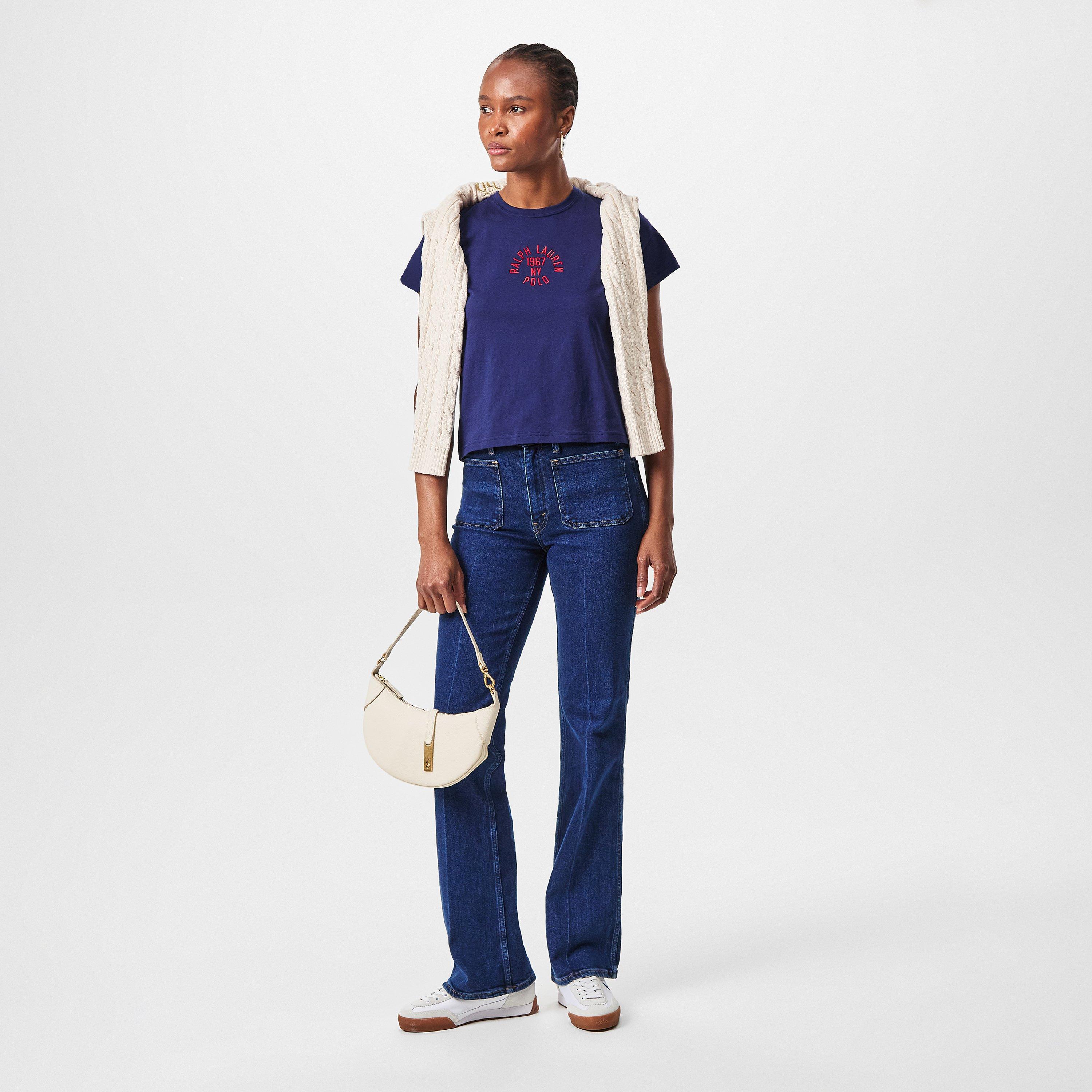 NEWPORT NAVY - Polo Ralph Lauren - Women's Logo Regular Fit T-Shirt - 6