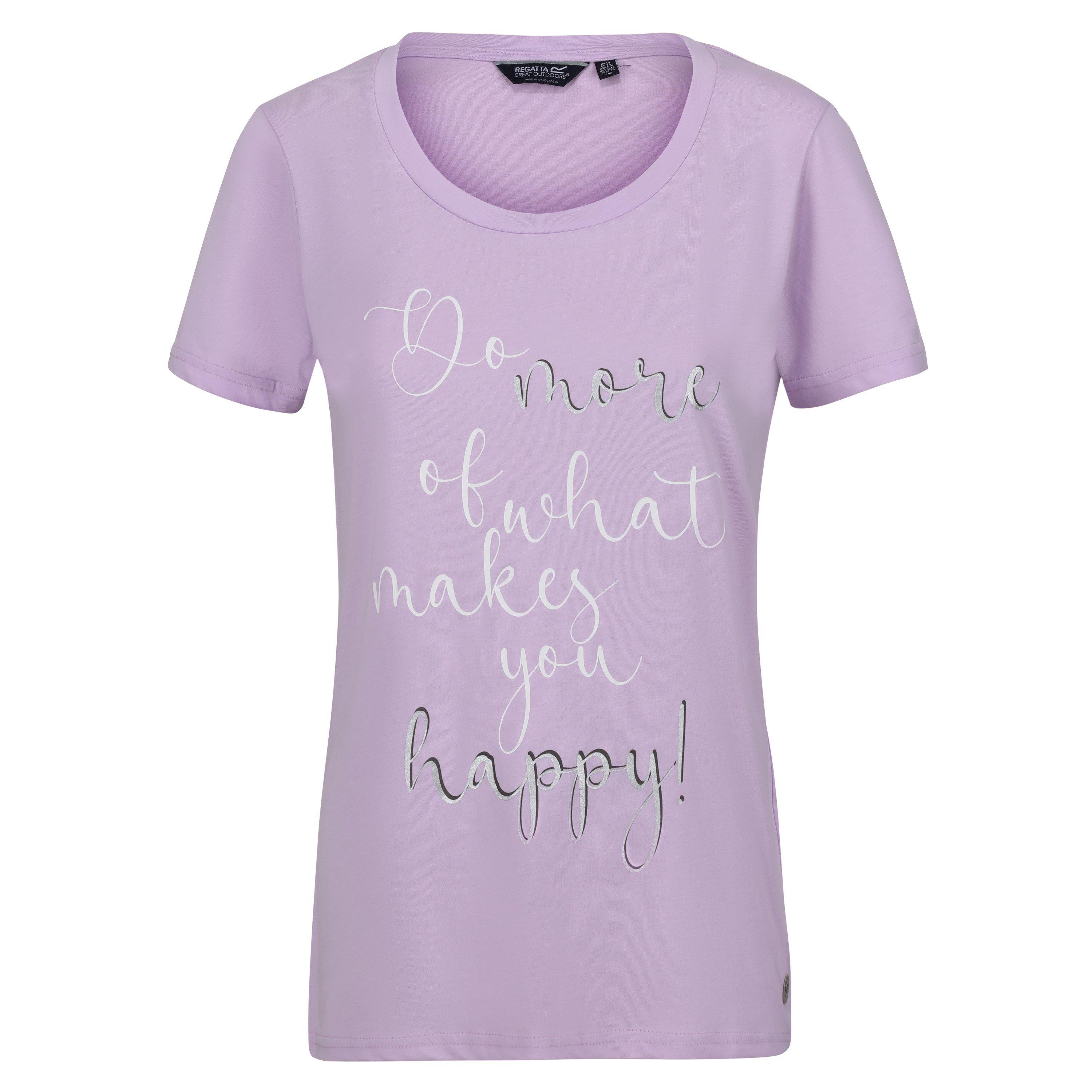 Regatta Women's Filandravii Regular Fit T-Shirt - Pastel Lilac - 10 (S)