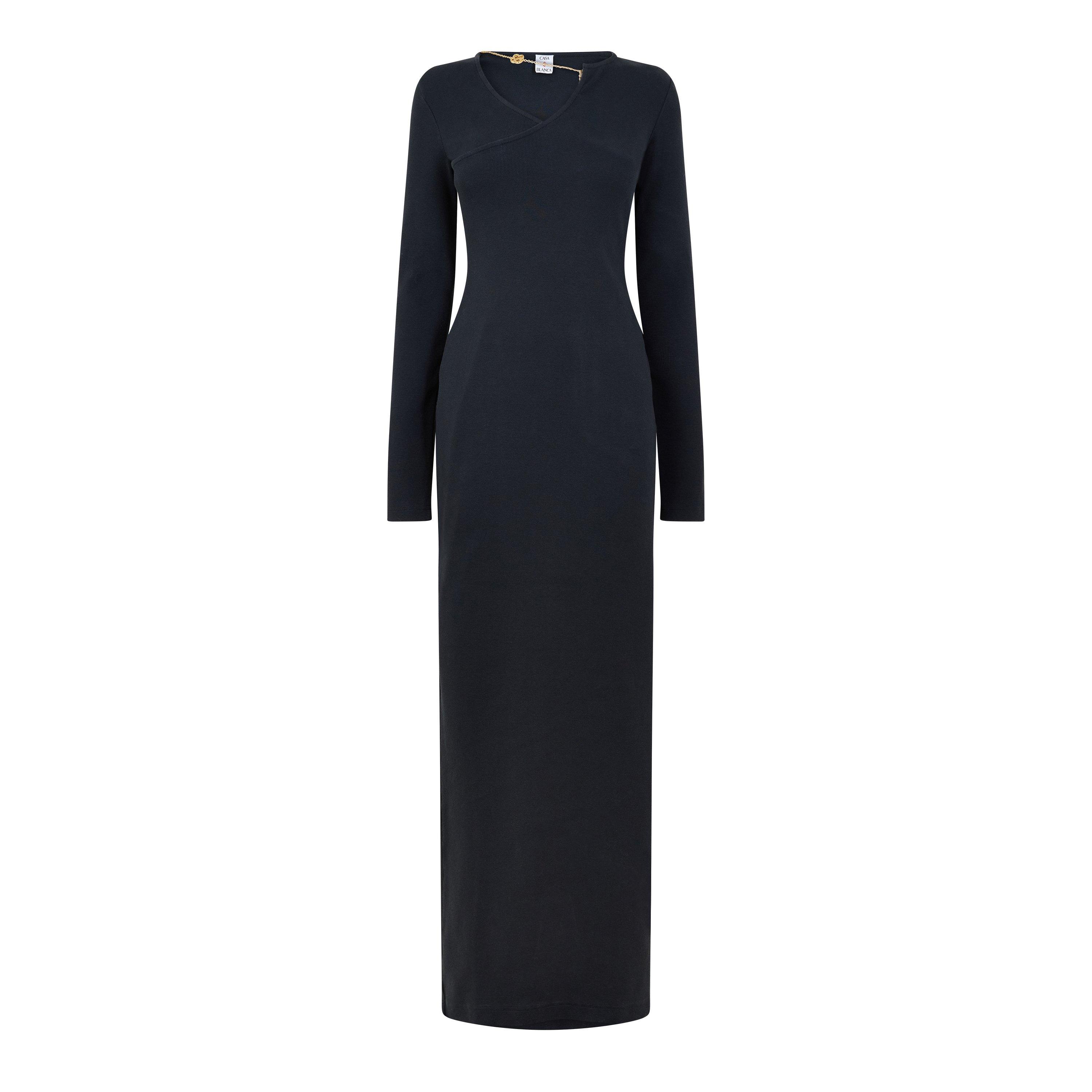 Black - Casablanca - Casa Rib Jwl Drs Ld64 - 1