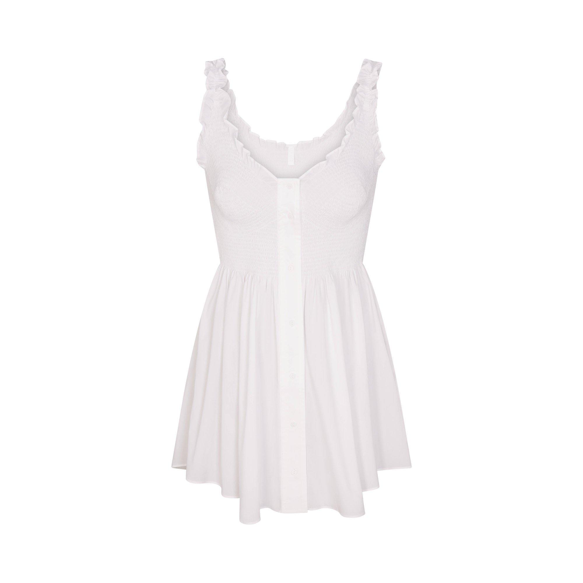 SNOW - SKIMS - Women's Smock Mini Dress - 1