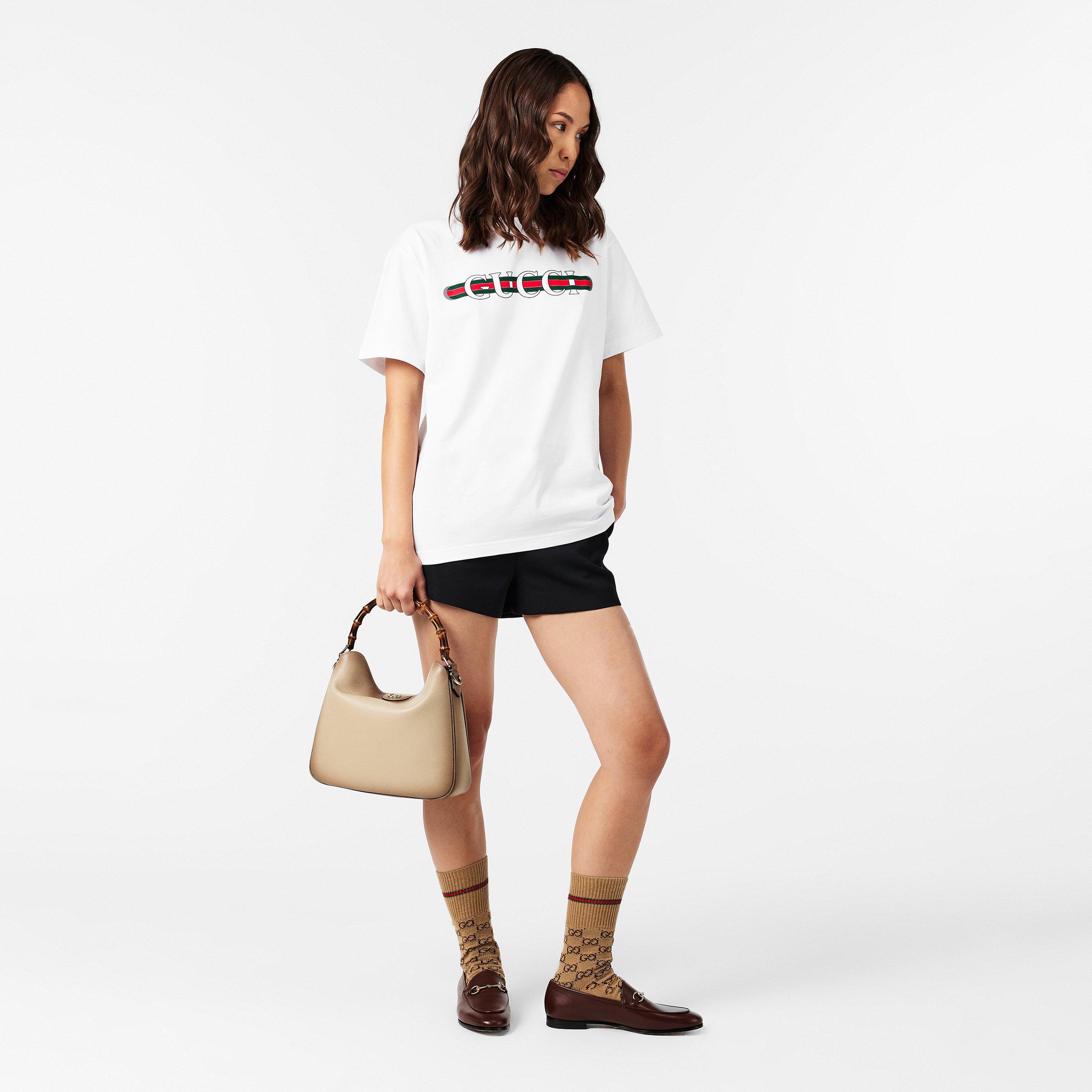 White/Mc - Gucci - Women's Oversized T-Shirt - 6