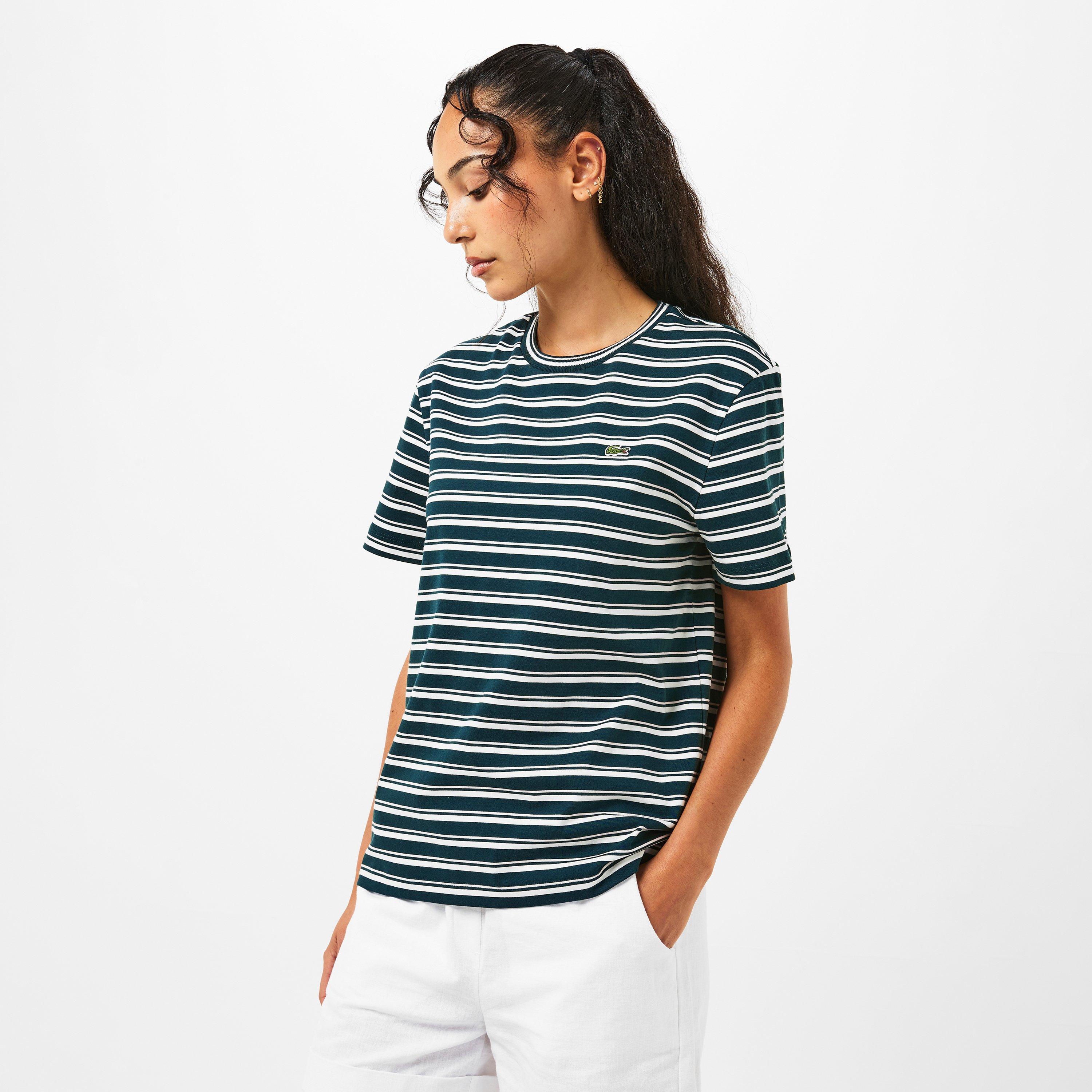 Sinople/F Nidus - Lacoste - Women's Boxy Regular Fit T-Shirt - 3