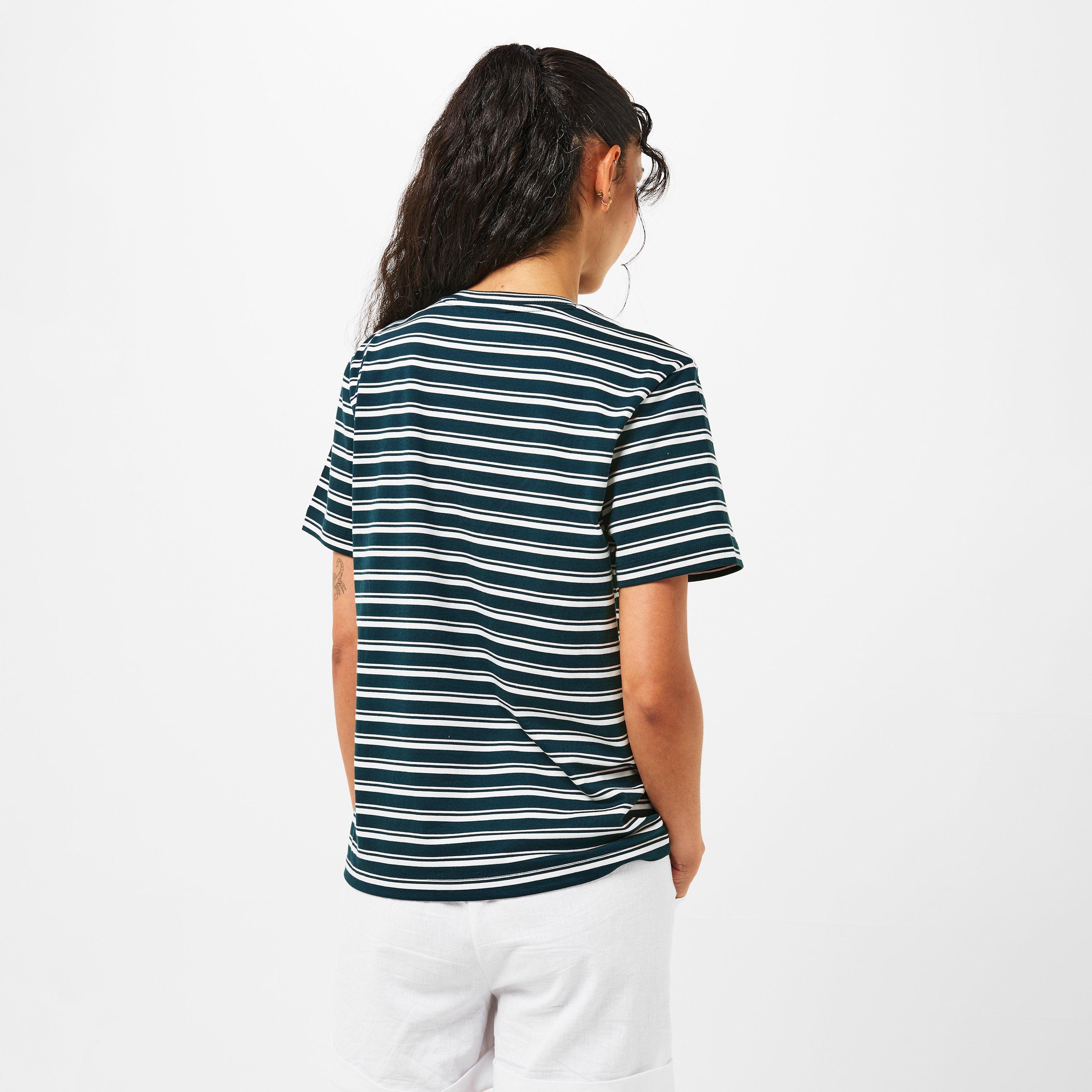 Sinople/F Nidus - Lacoste - Women's Boxy Regular Fit T-Shirt - 4
