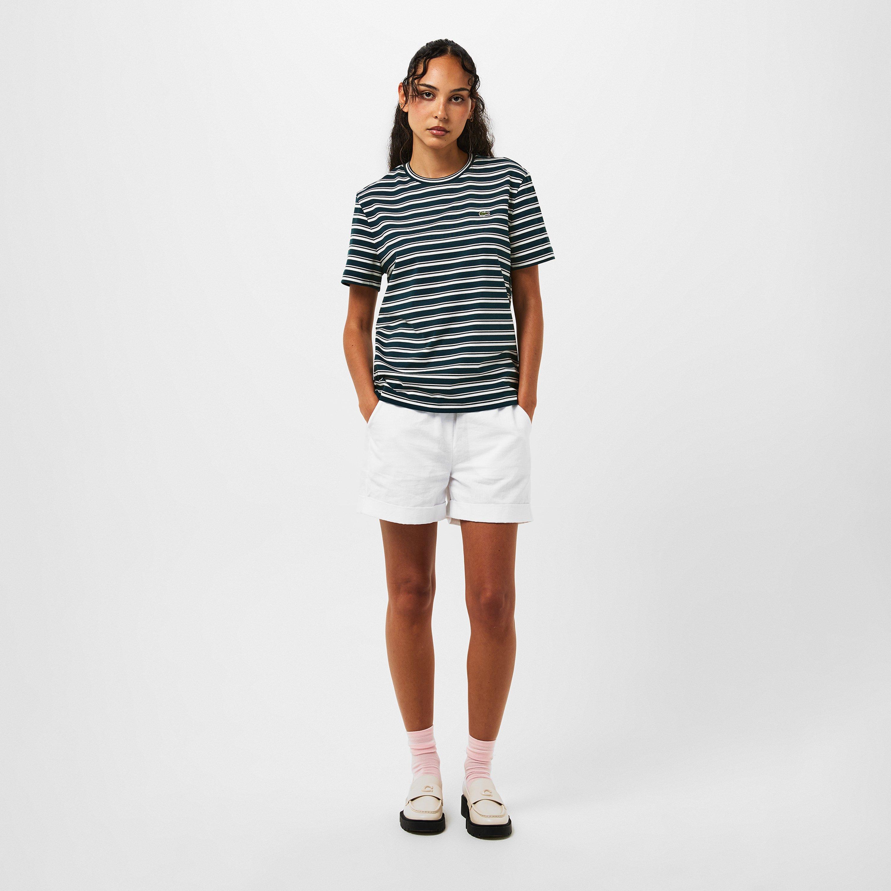 Sinople/F Nidus - Lacoste - Women's Boxy Regular Fit T-Shirt - 6