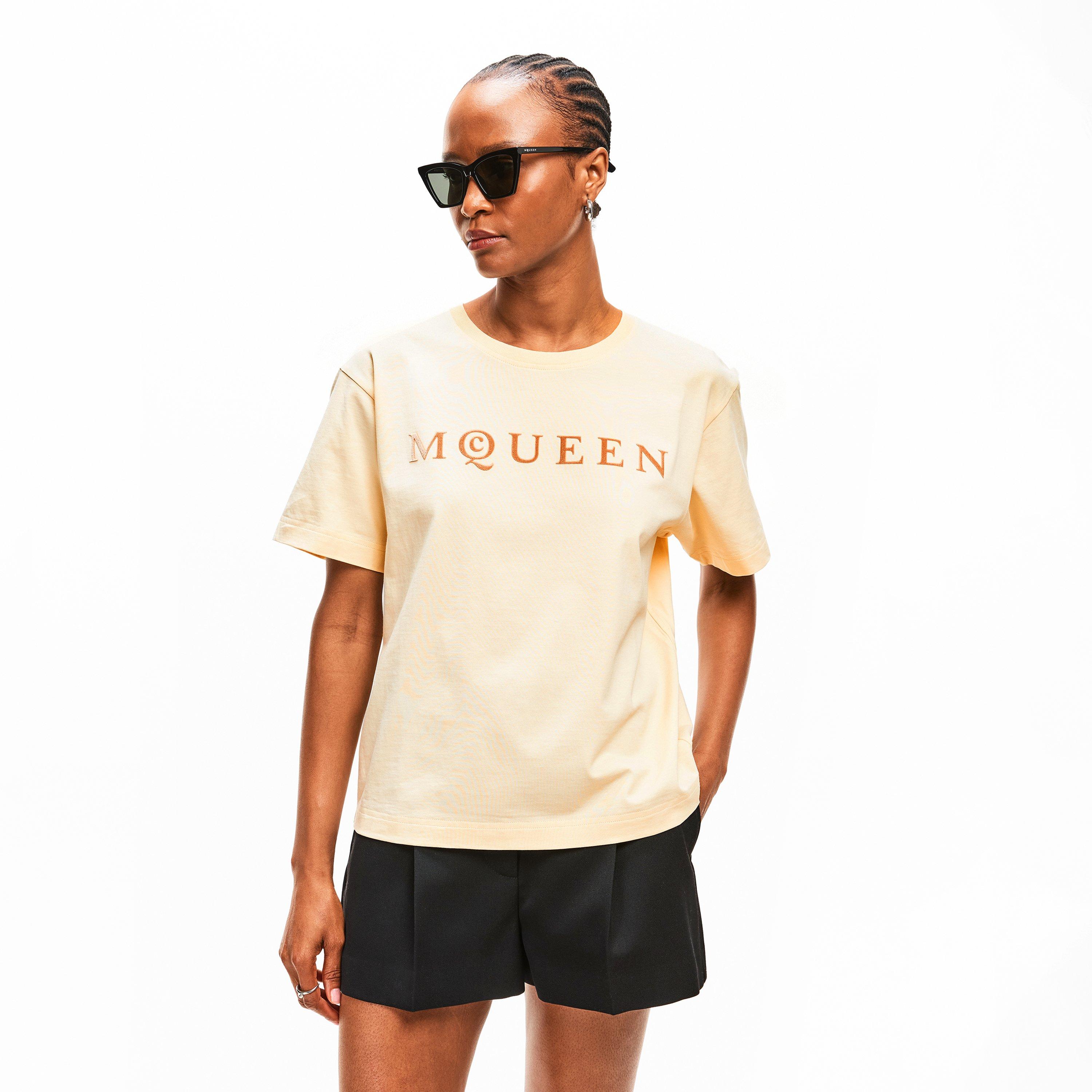 Gesso - Alexander McQueen - Women's Alex Logo T-Shirt - 3