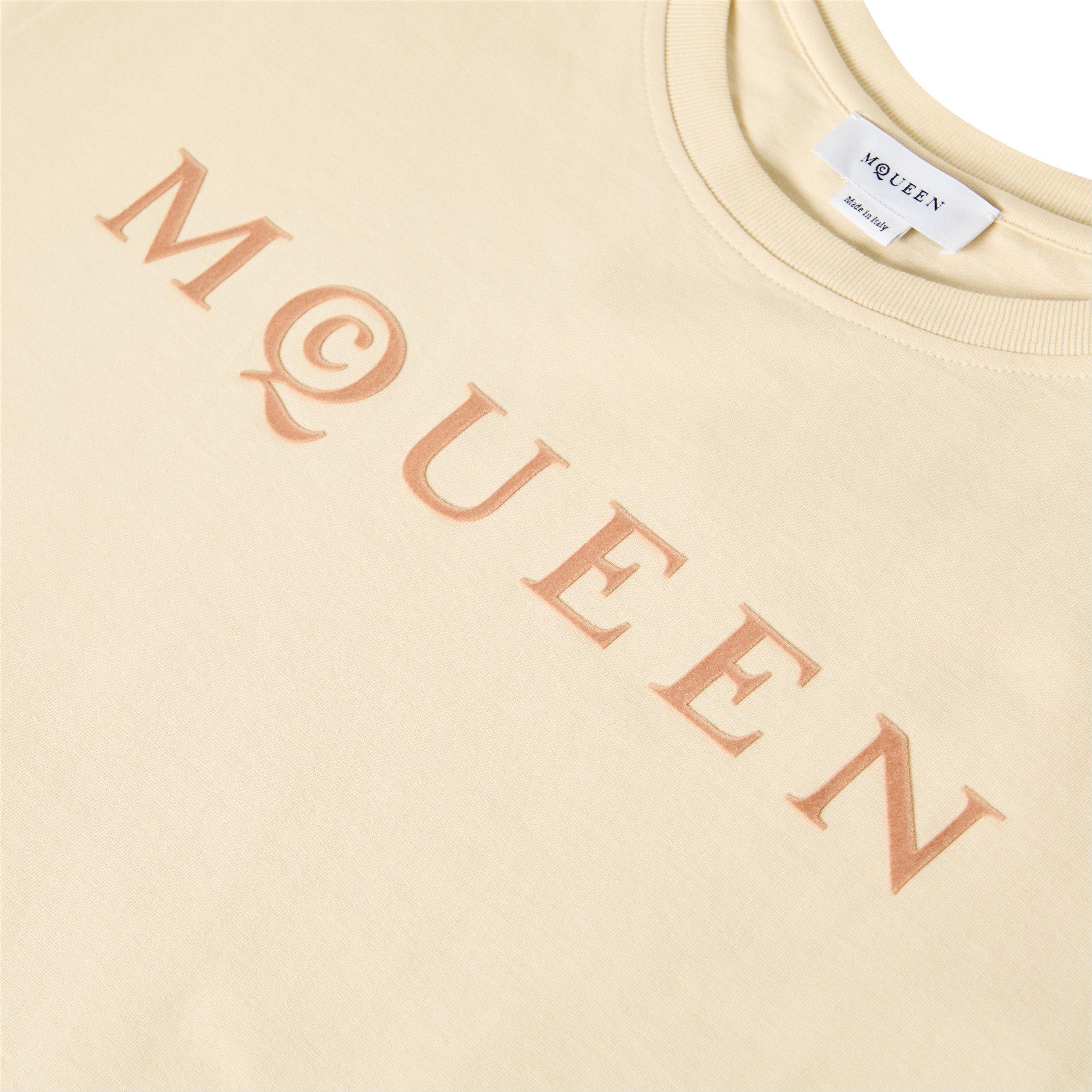 Gesso - Alexander McQueen - Women's Alex Logo T-Shirt - 5