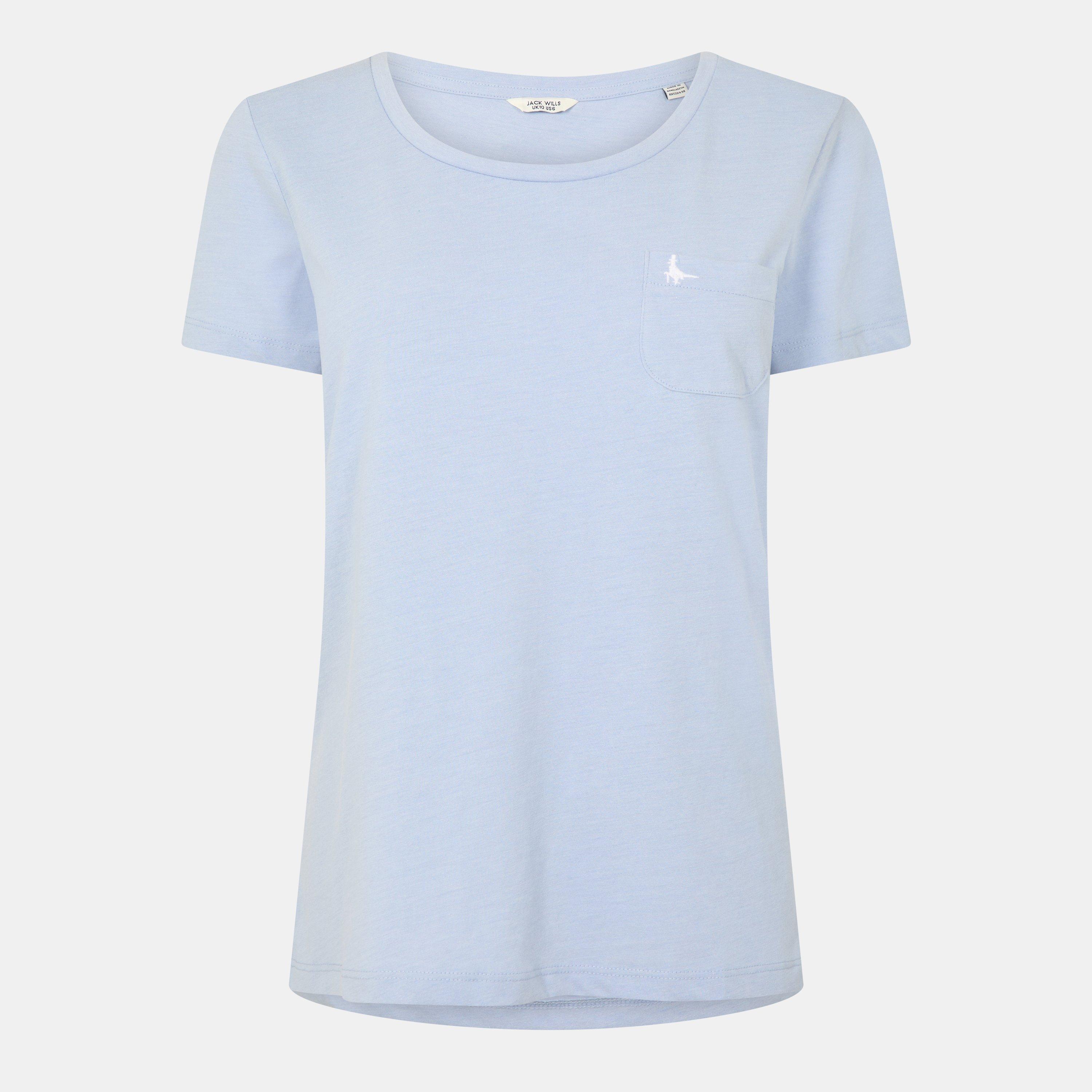 Women's Cardinal & Holly Tree Print T-Shirt – Short Sleeve Crew Neck Casual Top