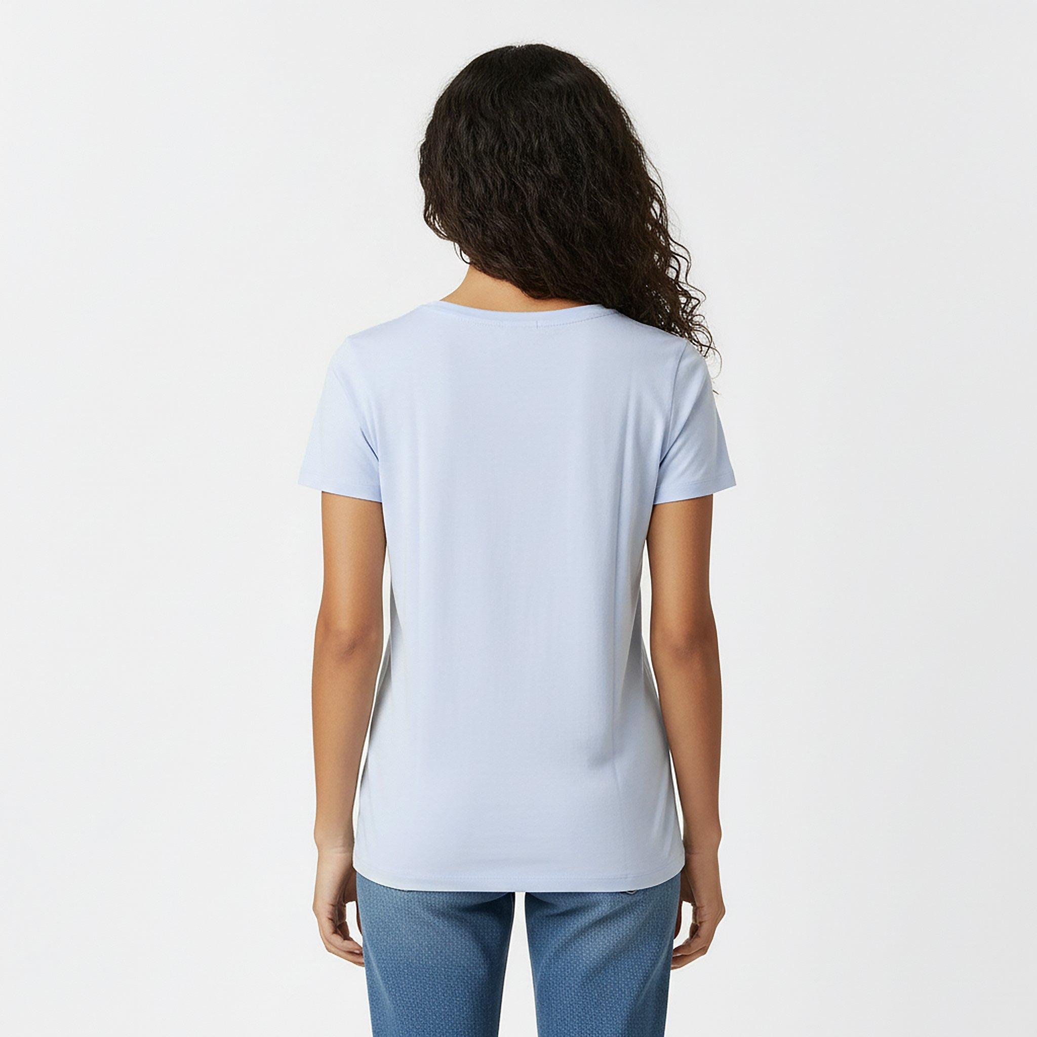 Blue - Jack Wills - Fullford Pocket T-Shirt Ladies - 4