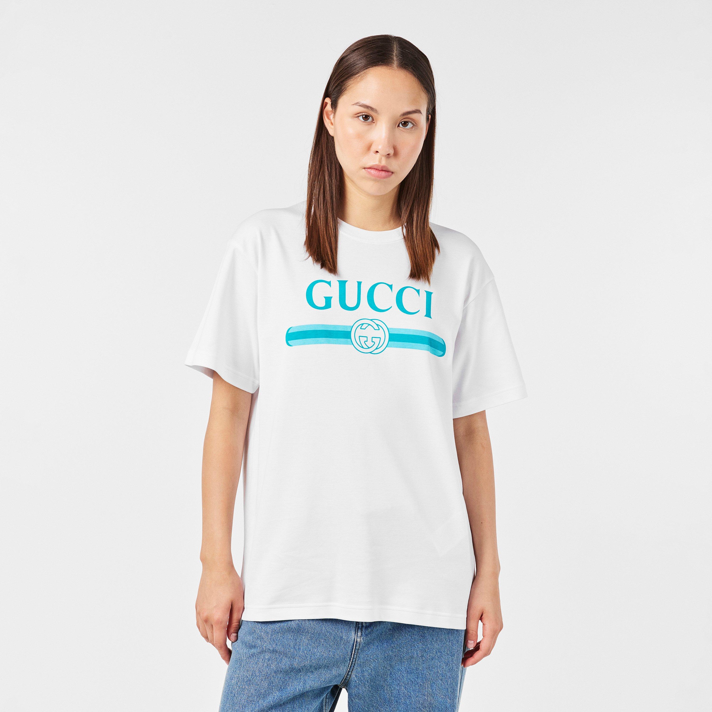 White/Mc - Gucci - Women's Oversized T-Shirt - 3