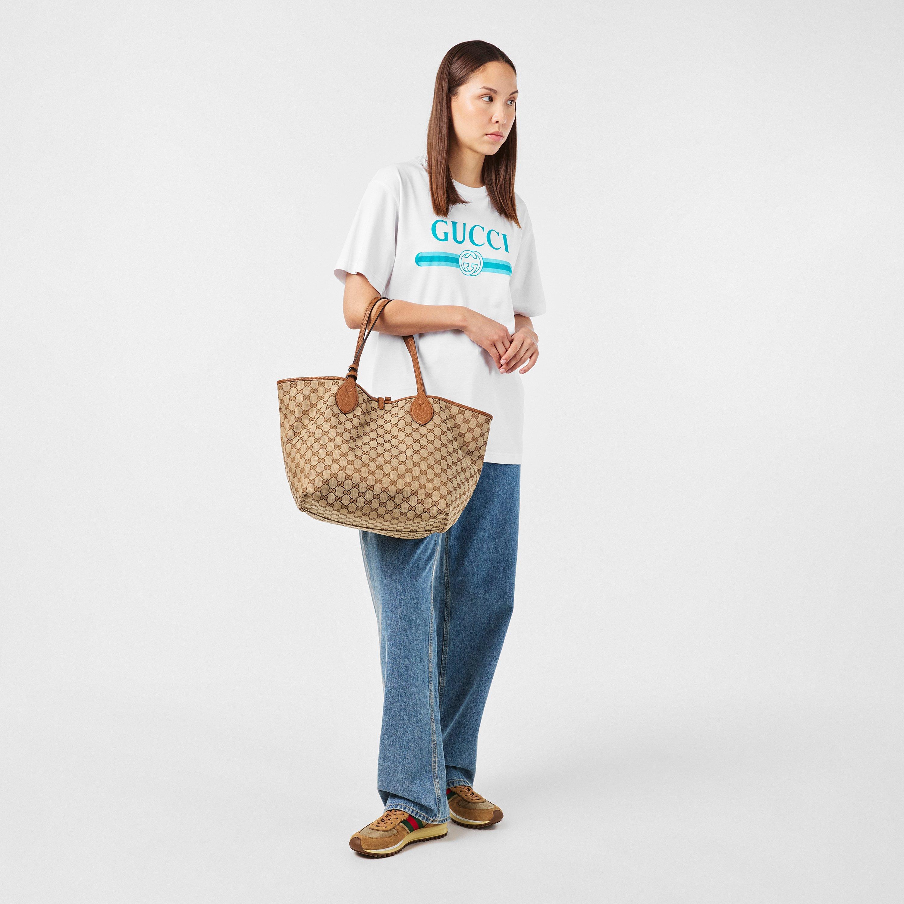 White/Mc - Gucci - Women's Oversized T-Shirt - 6