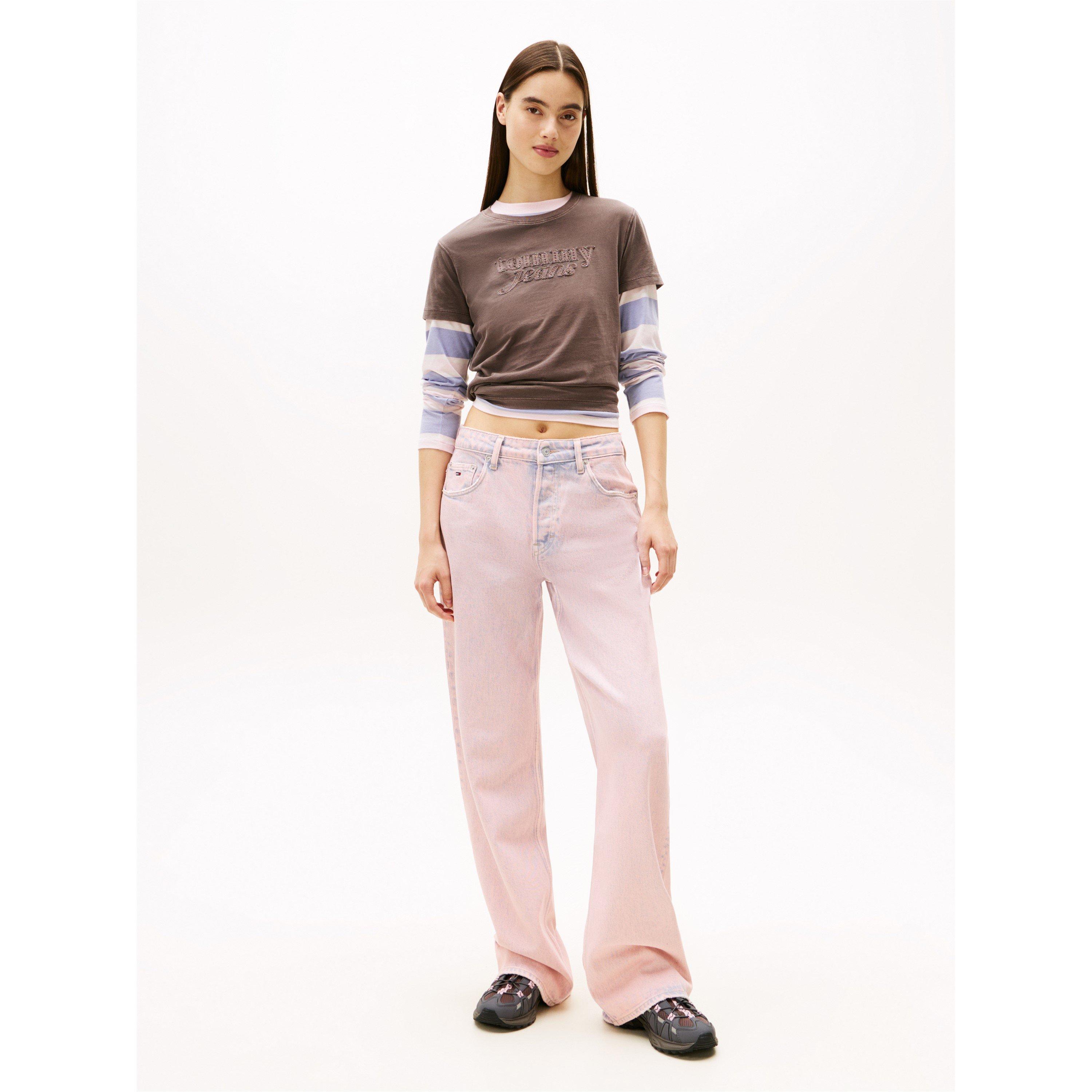 Crni orah - Tommy Jeans - Women's GMD Script T-Shirt - 4