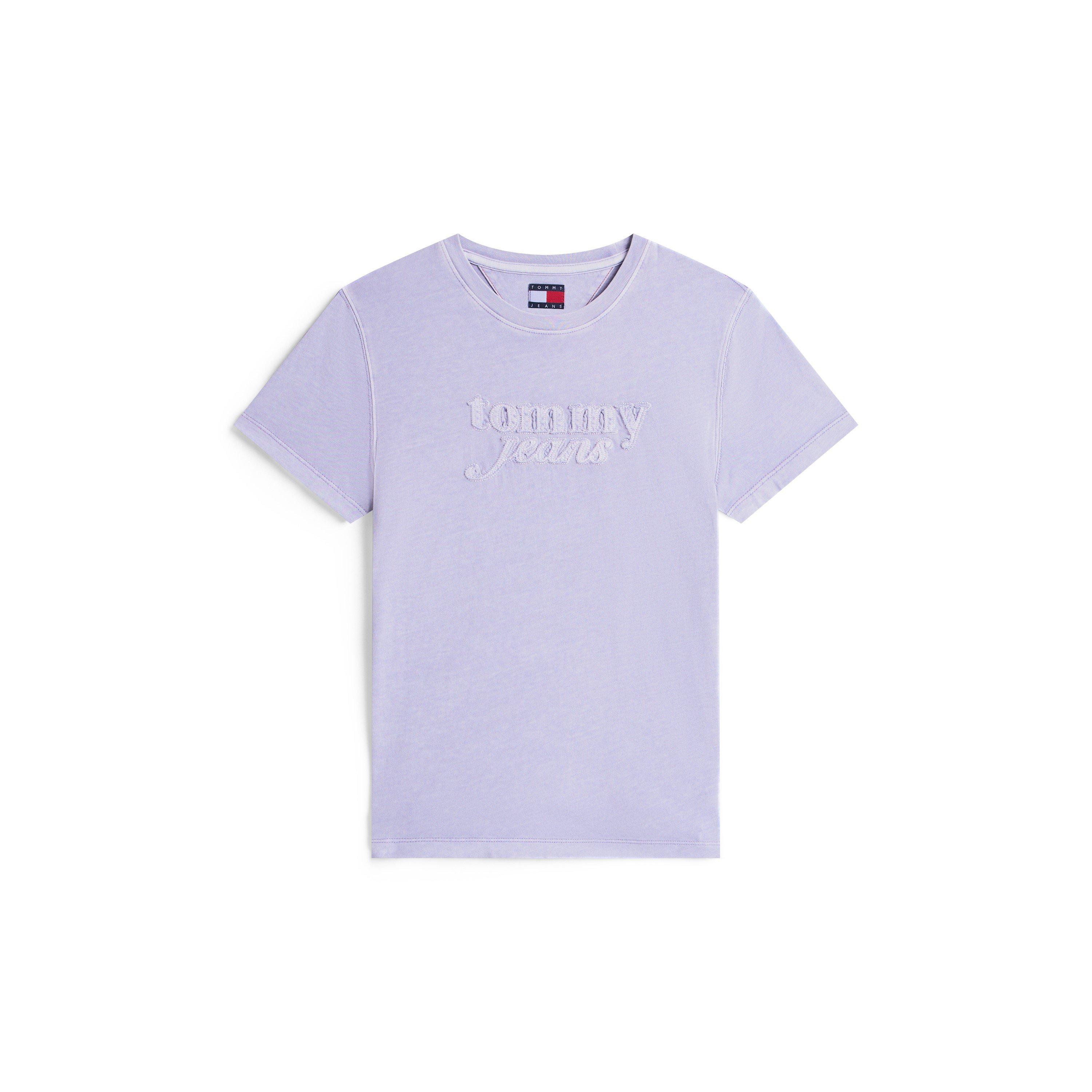 Tommy Jeans Women's Gmd Script T-Shirt - Periwinkle Dusk - 12 (M)
