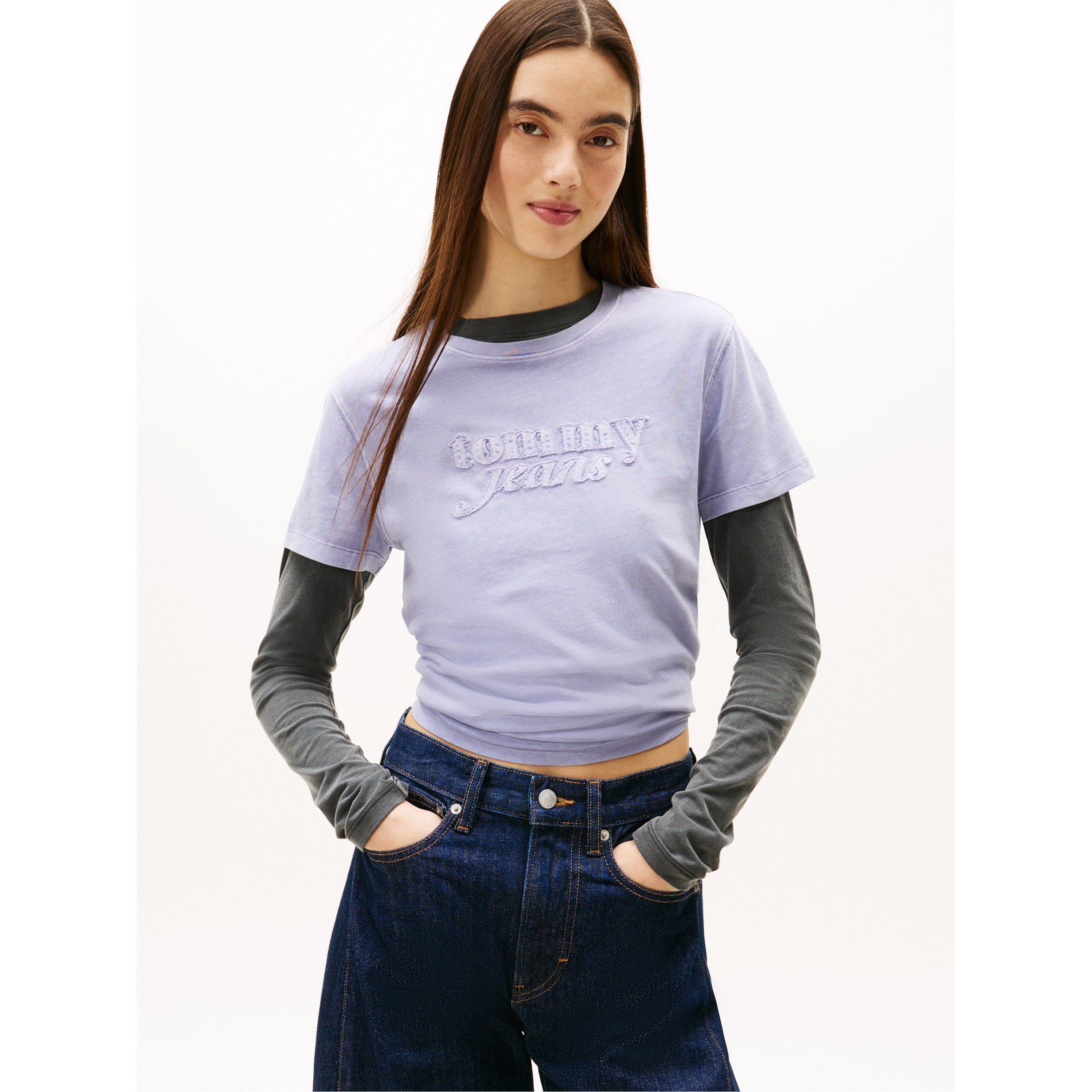 Periwinkle Dusk - Tommy Jeans - TJ GMD Script T Ld61 - 2