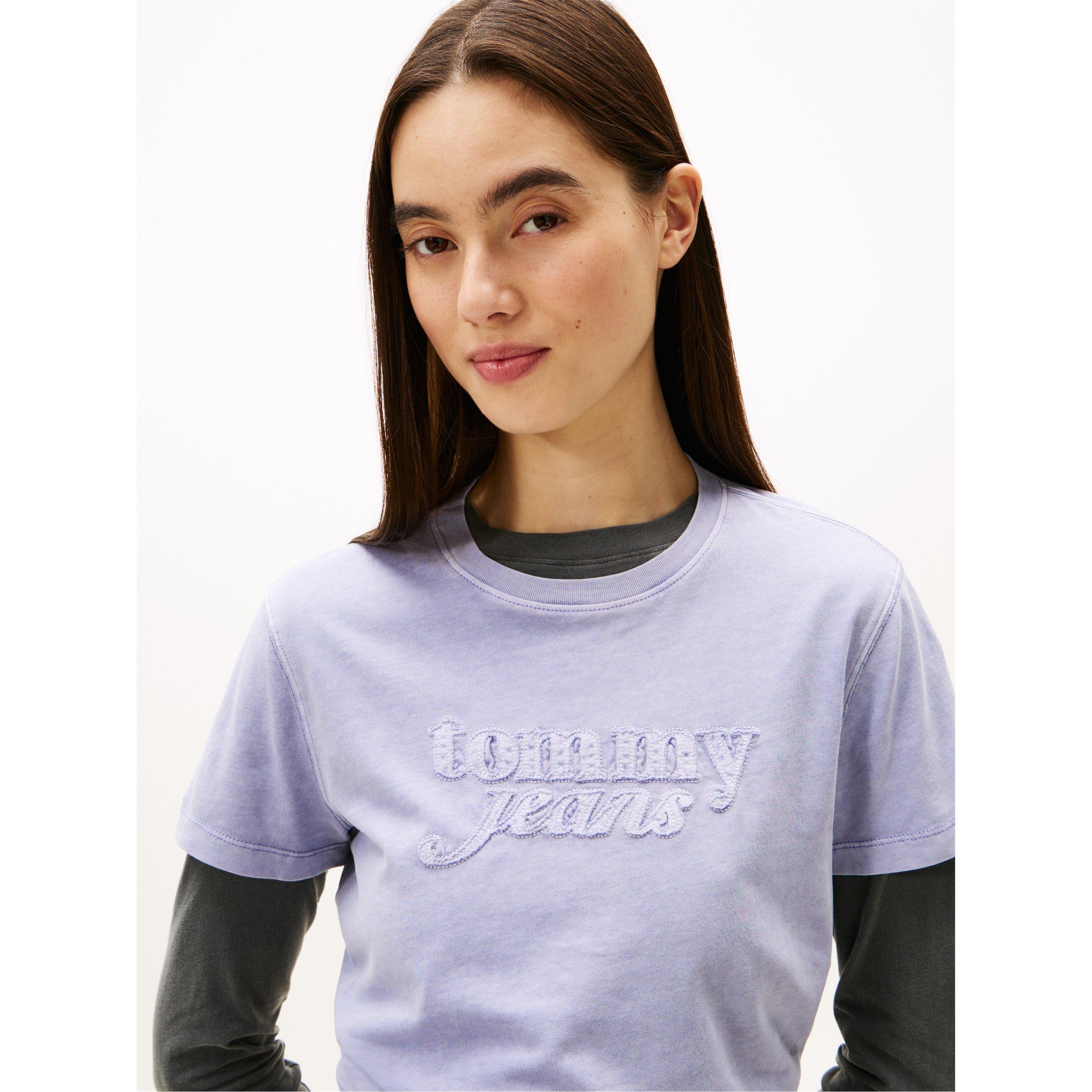 Periwinkle Dusk - Tommy Jeans - TJ GMD Script T Ld61 - 3