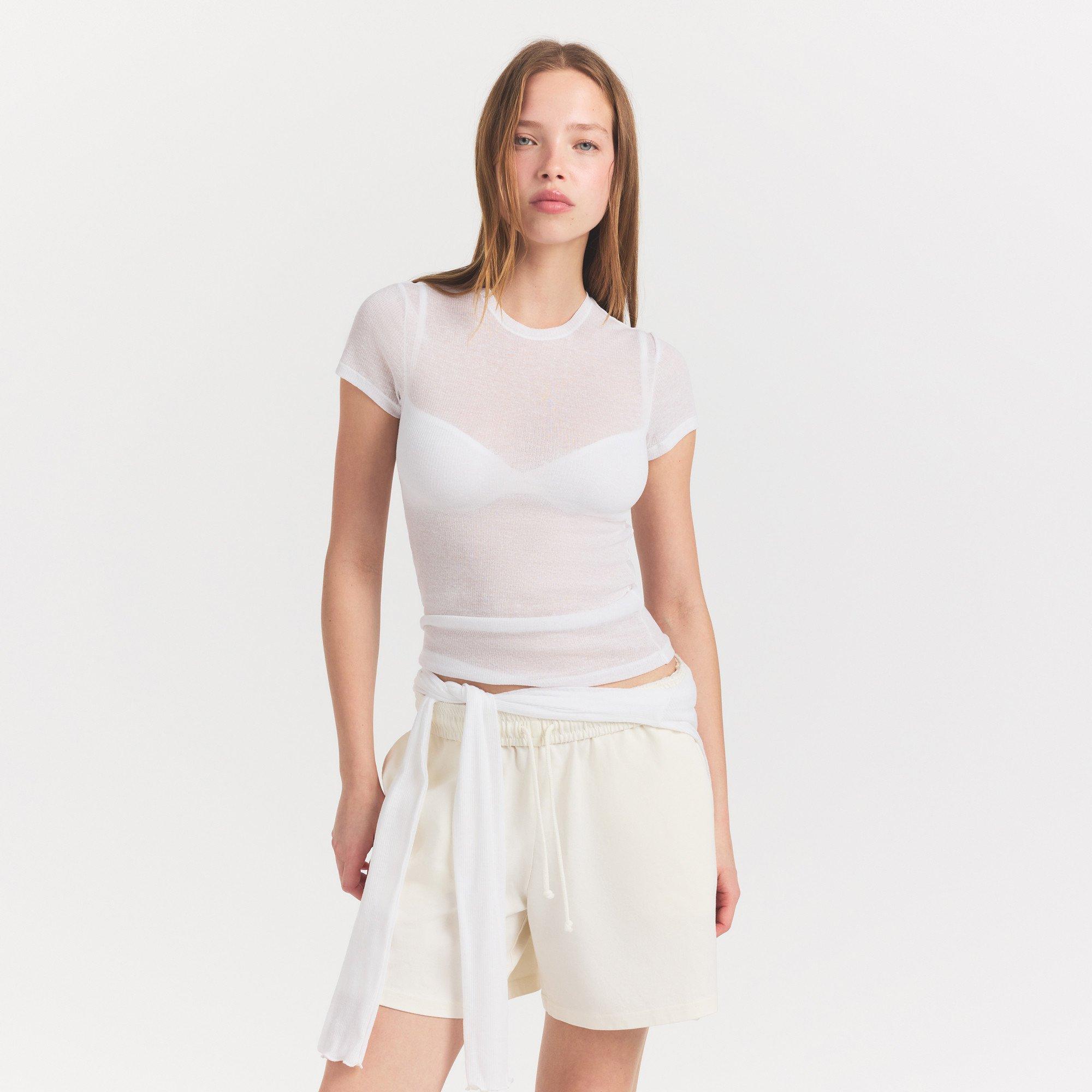 SNOW - SKIMS - Women's Crew T-Shirt - 2