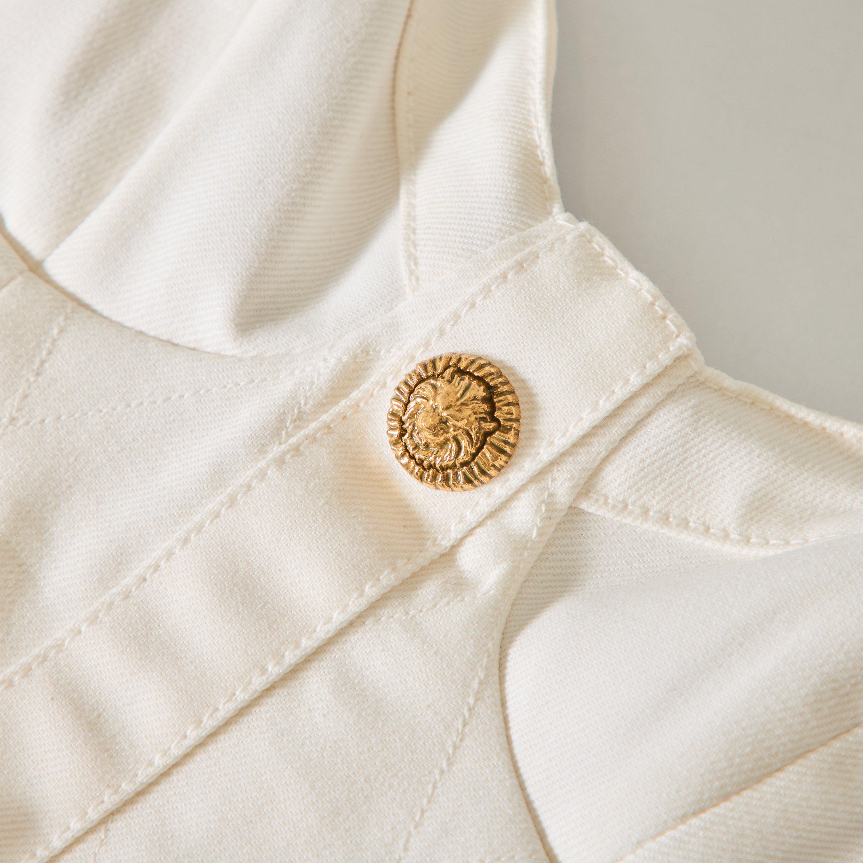 White - Balmain - Balmain Denim Dress Ld63 - 3